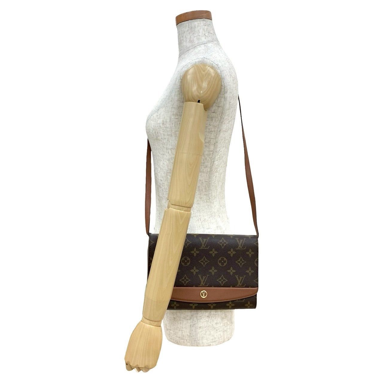 Louis Vuitton Louis Vuitton Shoulder Bag Brown Leather Size ONE SIZE - 2 Thumbnail