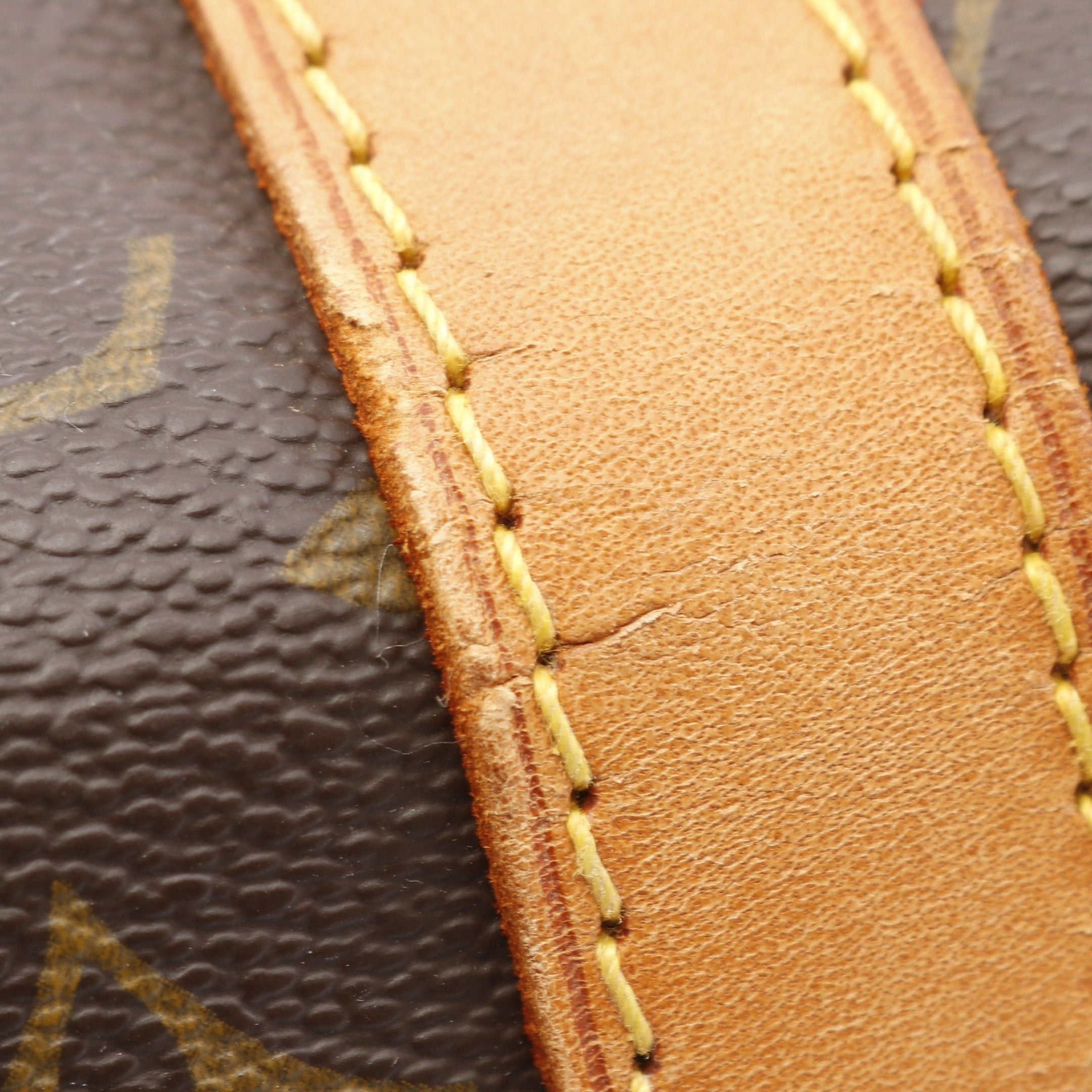 Louis Vuitton Louis Vuitton Keepall 50 Monogram Boston Bag Leather Brown Size ONE SIZE - 9 Thumbnail