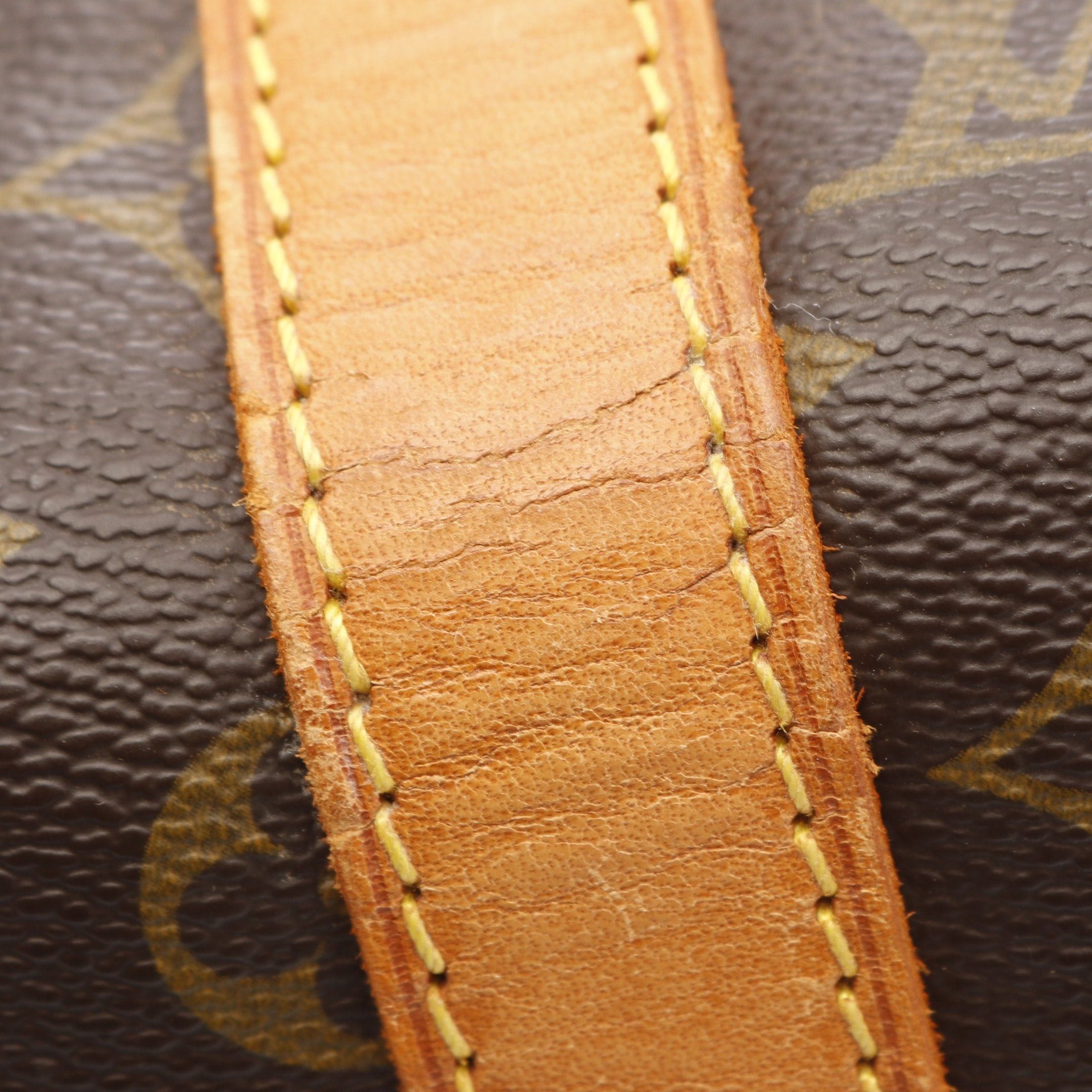 Louis Vuitton Louis Vuitton Keepall 50 Monogram Boston Bag Leather Brown Size ONE SIZE - 10 Thumbnail