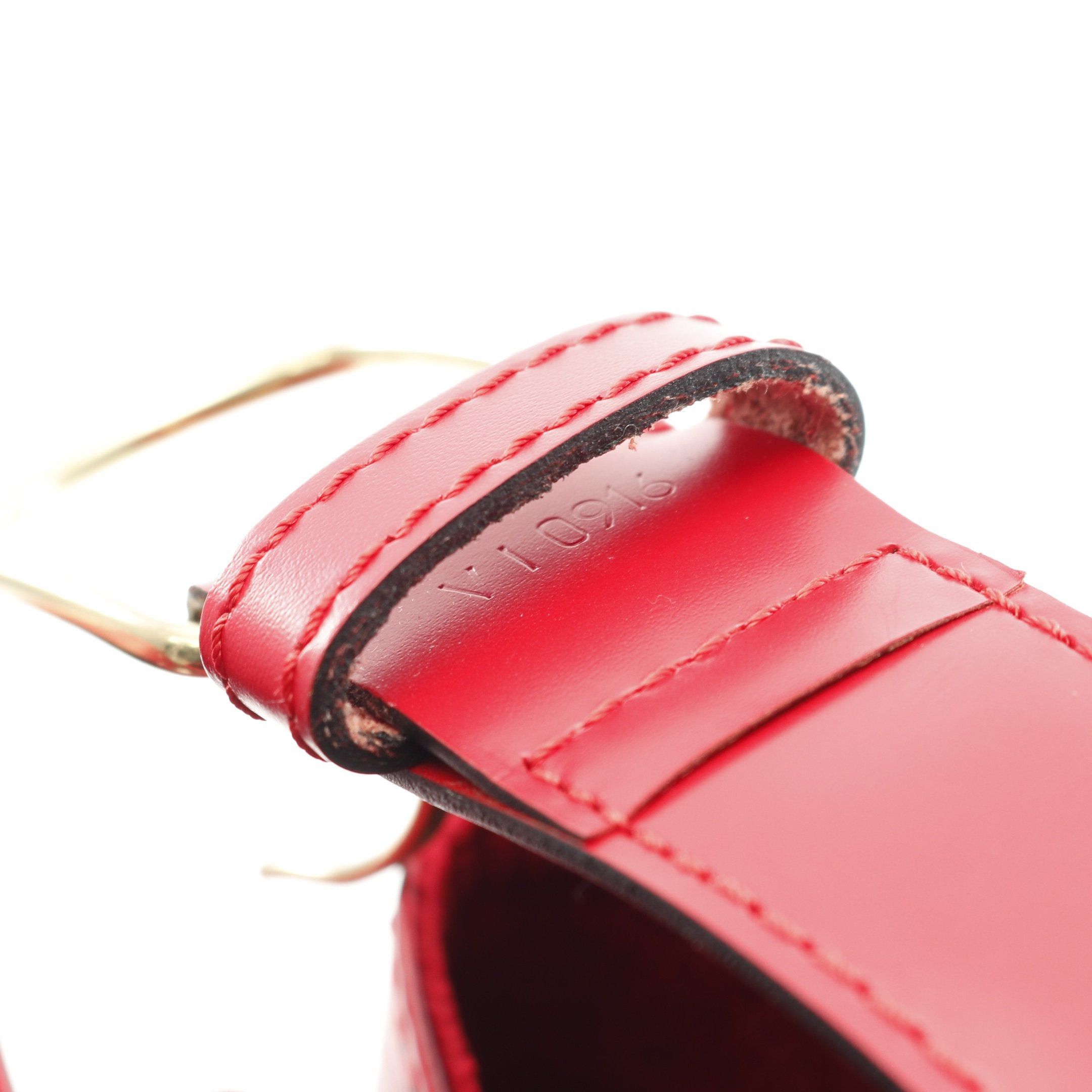Louis Vuitton Louis Vuitton Sac De Paul Epi Castilian Red Shoulder Bag Leather Size ONE SIZE - 5 Thumbnail