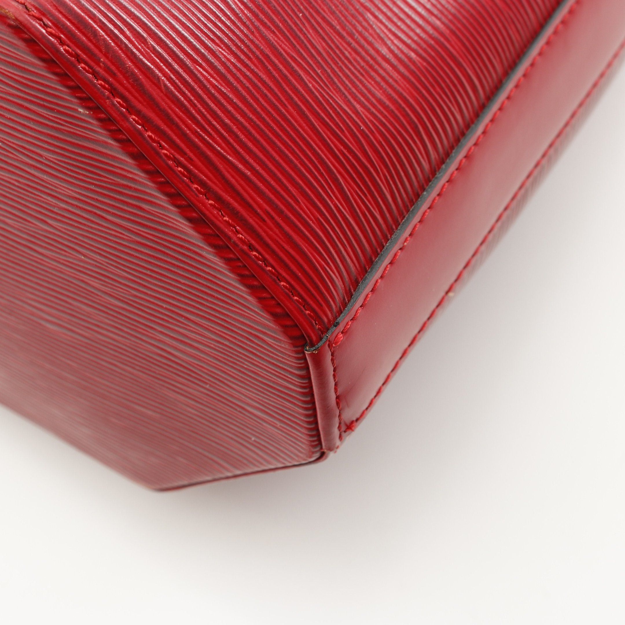 Louis Vuitton Louis Vuitton Sac De Paul Epi Castilian Red Shoulder Bag Leather Size ONE SIZE - 6 Thumbnail