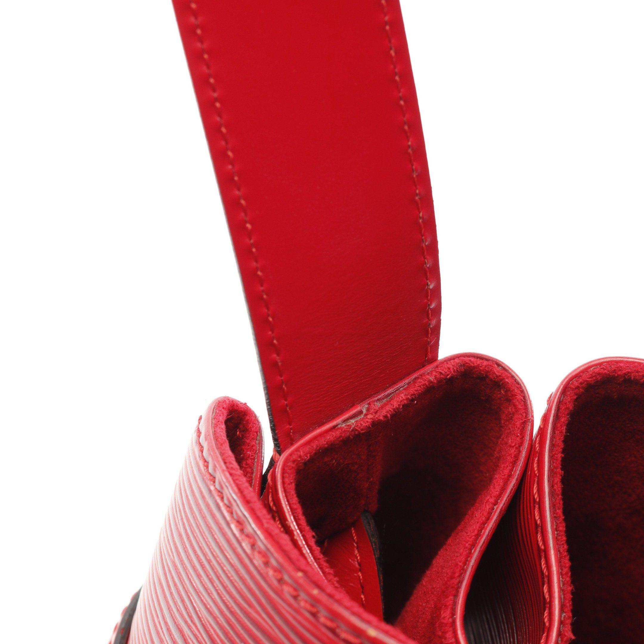 Louis Vuitton Louis Vuitton Sac De Paul Epi Castilian Red Shoulder Bag Leather Size ONE SIZE - 8 Thumbnail