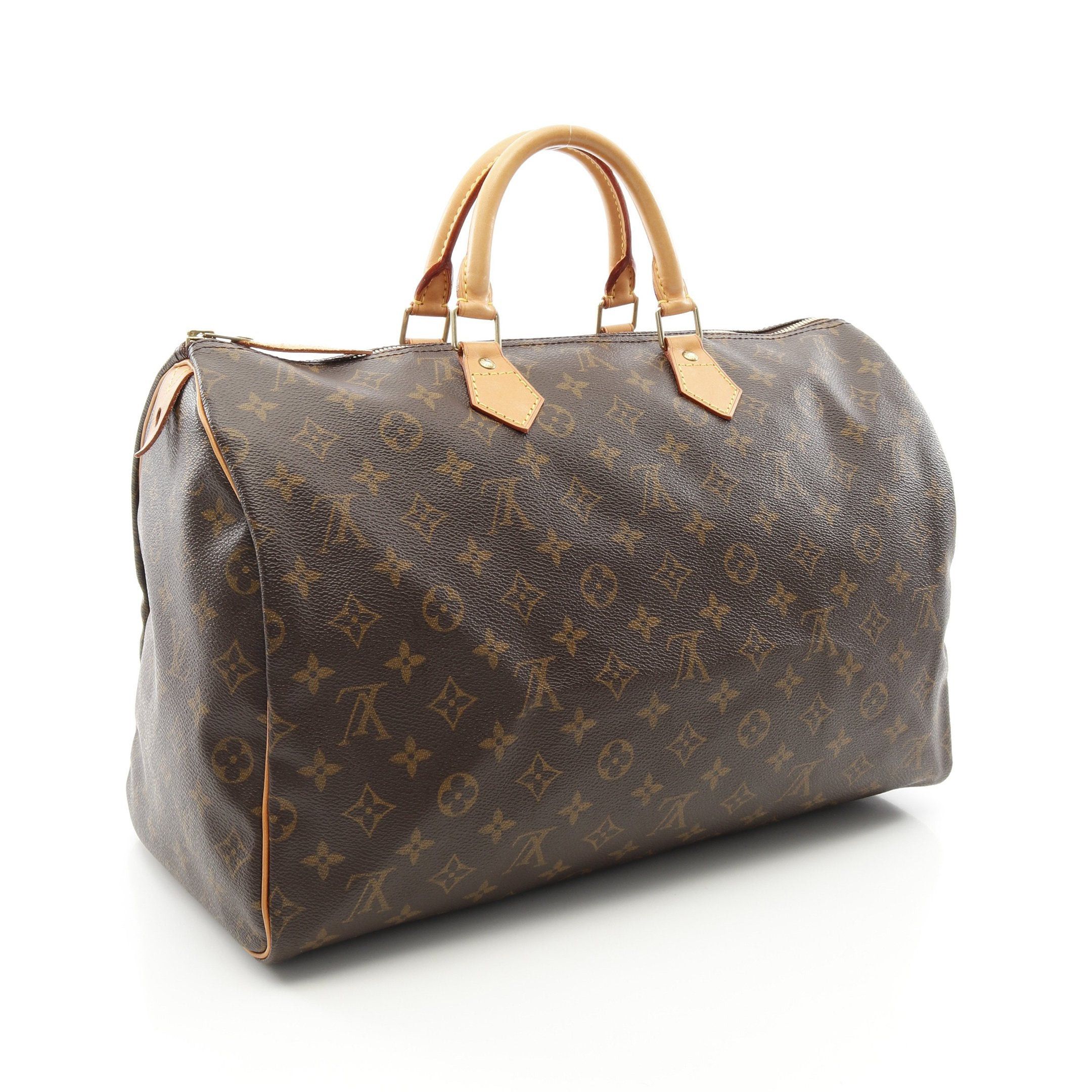 Louis Vuitton Louis Vuitton Speedy 40 Monogram Handbag Leather Brown Size ONE SIZE - 2 Thumbnail
