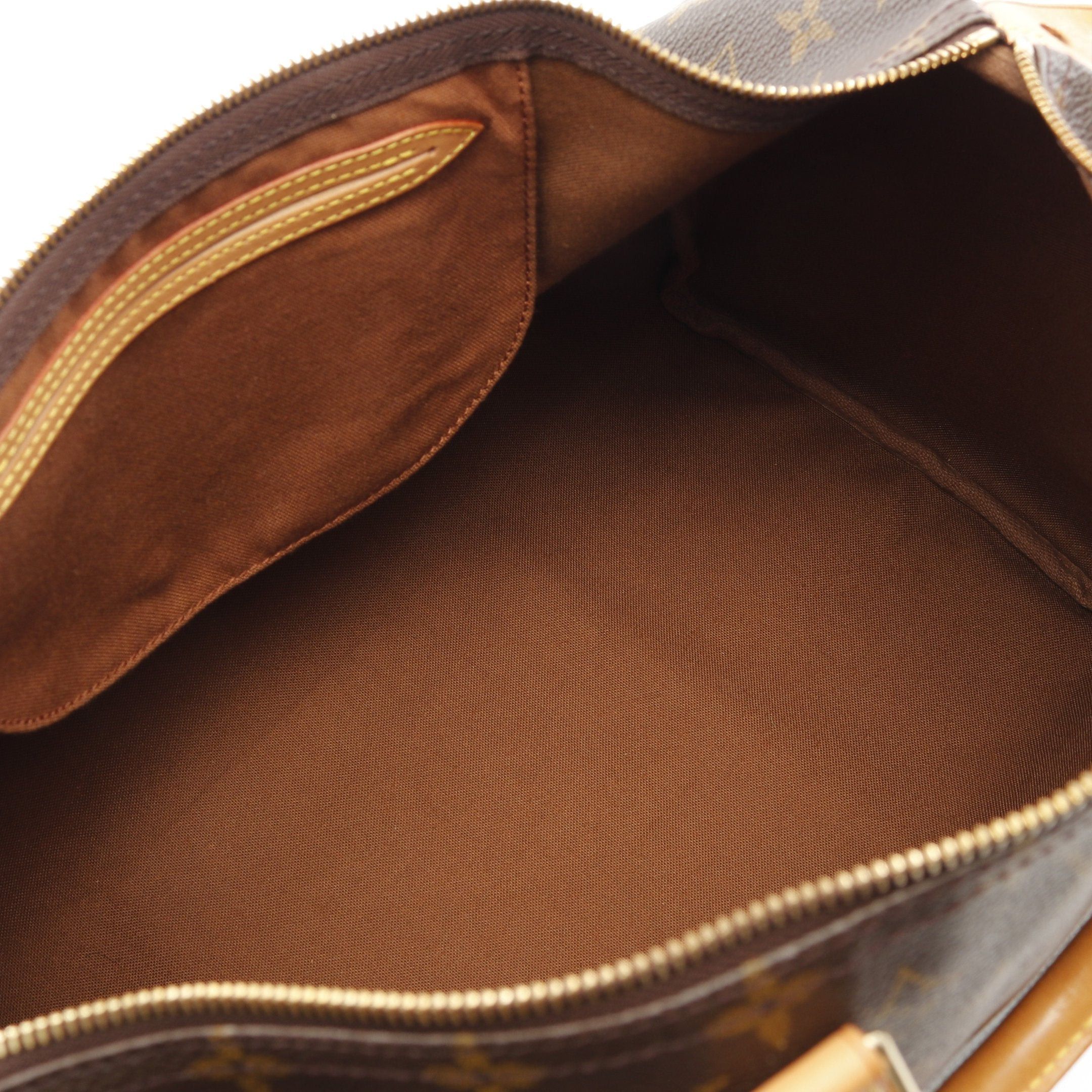 Louis Vuitton Louis Vuitton Speedy 40 Monogram Handbag Leather Brown Size ONE SIZE - 3 Thumbnail