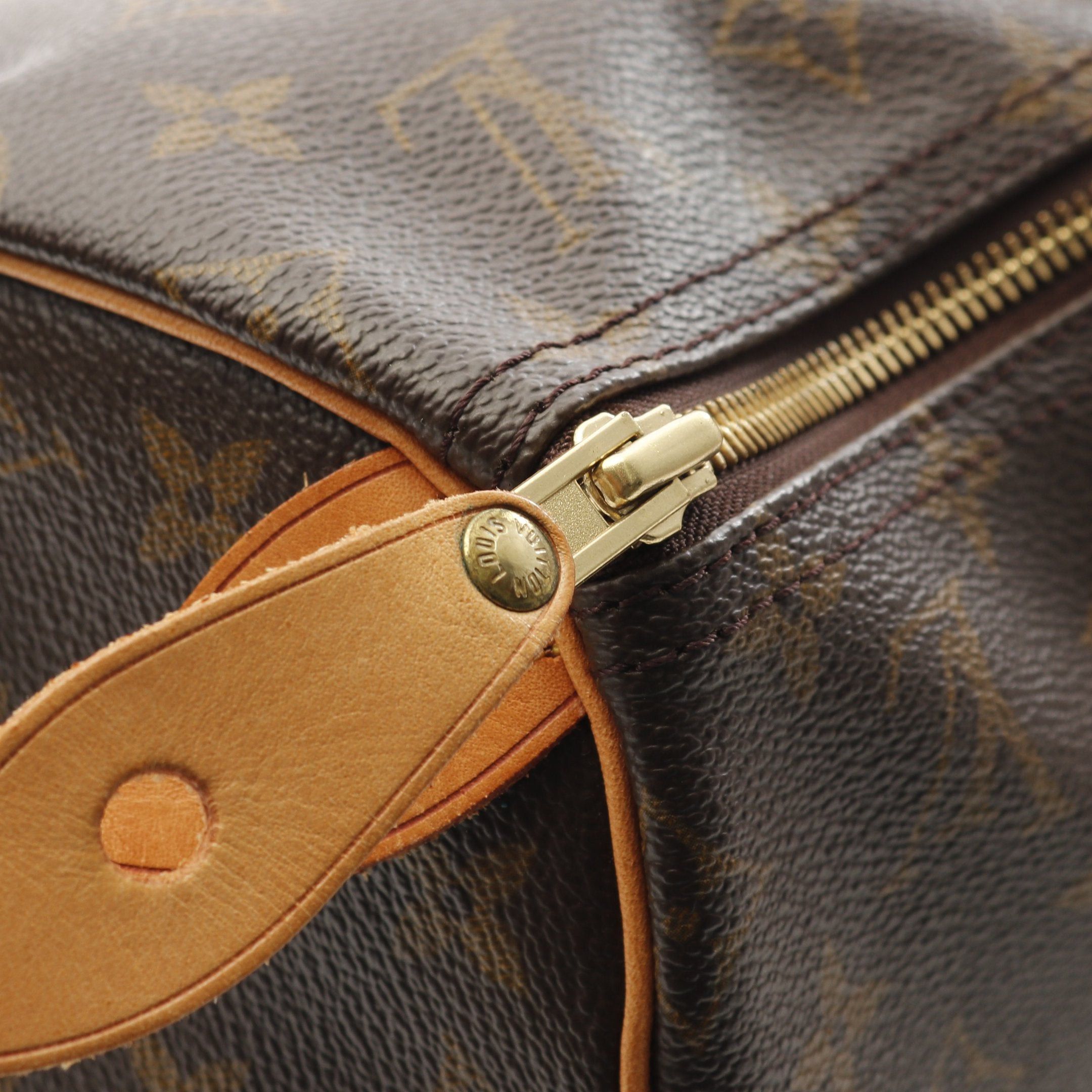Louis Vuitton Louis Vuitton Speedy 40 Monogram Handbag Leather Brown Size ONE SIZE - 10 Thumbnail