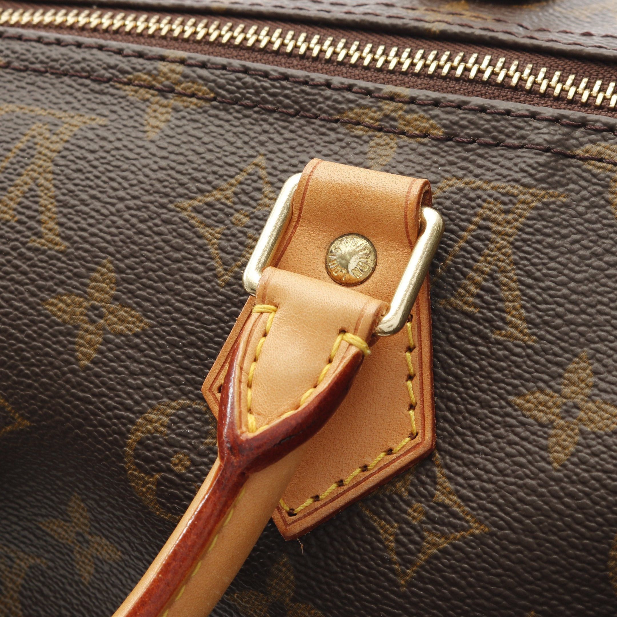 Louis Vuitton Louis Vuitton Speedy 40 Monogram Handbag Leather Brown Size ONE SIZE - 8 Thumbnail
