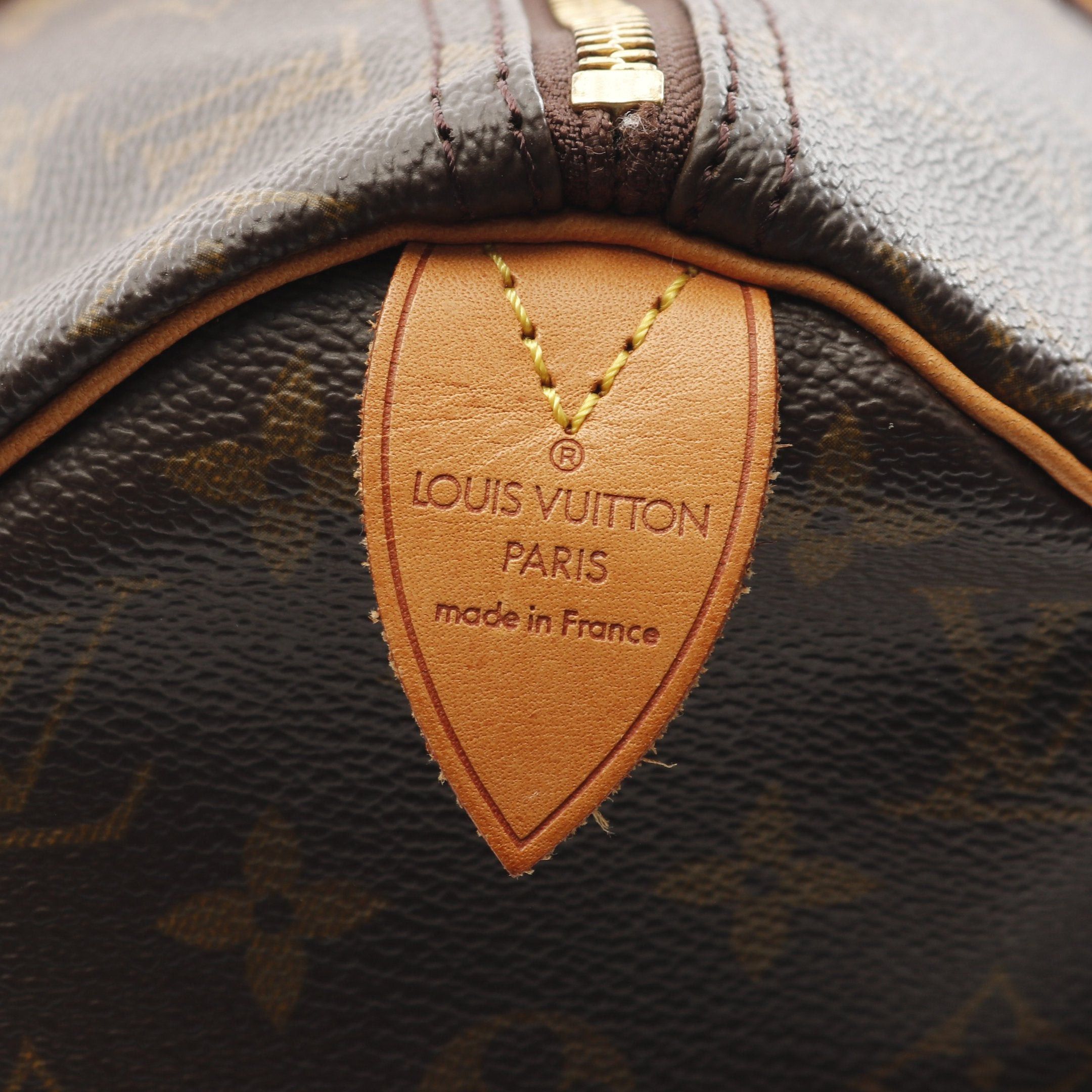 Louis Vuitton Louis Vuitton Speedy 40 Monogram Handbag Leather Brown Size ONE SIZE - 4 Thumbnail