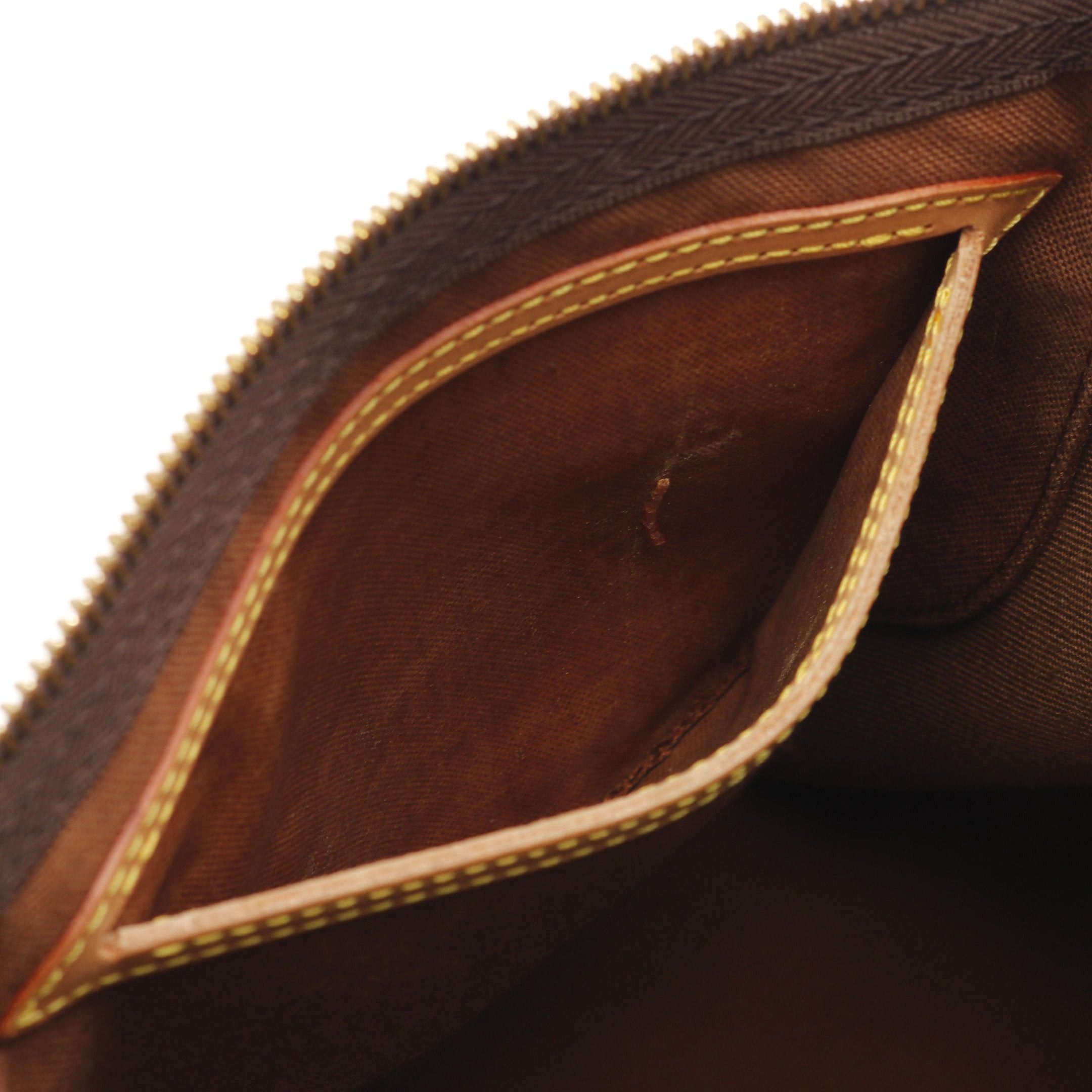Louis Vuitton Louis Vuitton Speedy 40 Monogram Handbag Leather Brown Size ONE SIZE - 9 Thumbnail