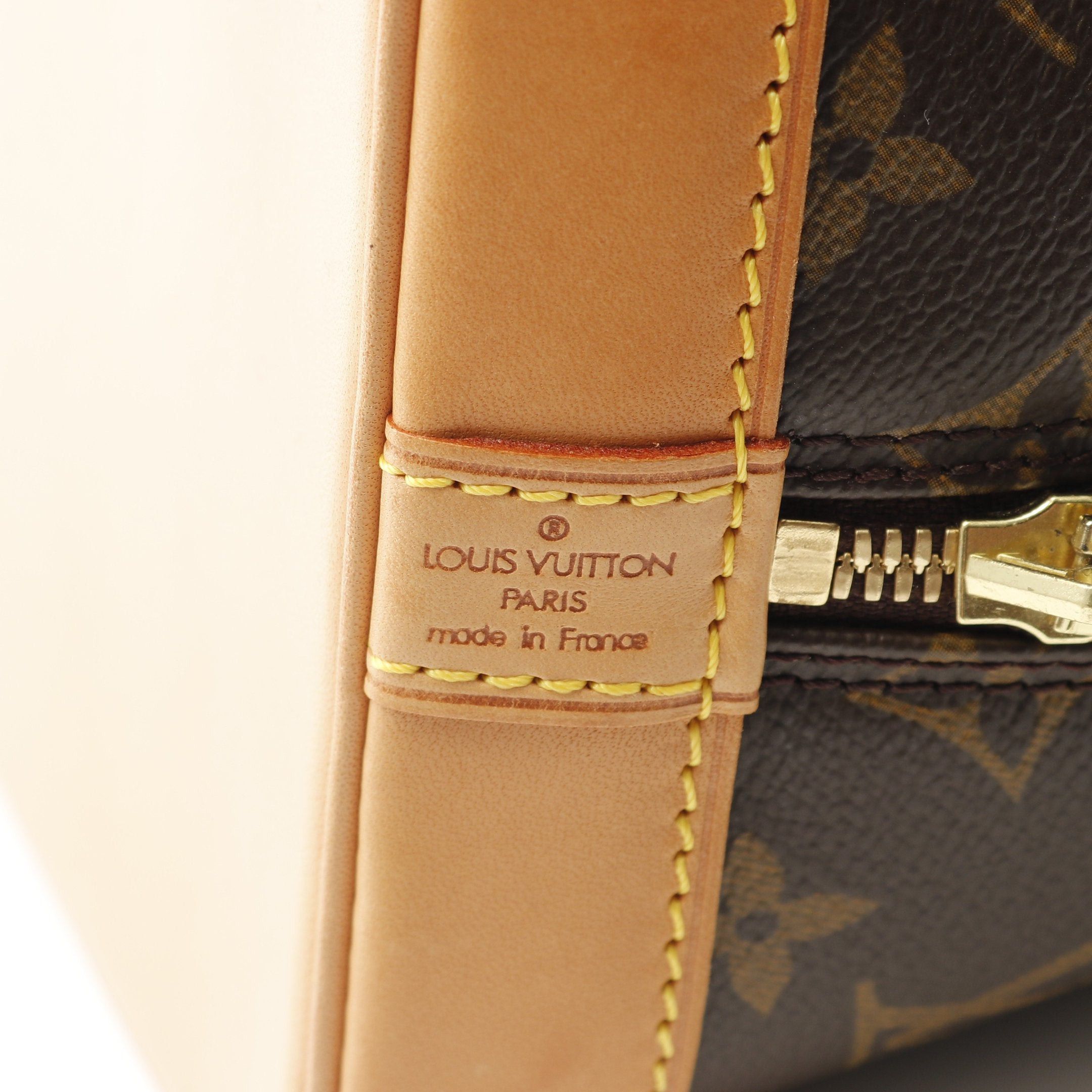Louis Vuitton Louis Vuitton Alma Pm Monogram Handbag Leather Brown Size ONE SIZE - 4 Thumbnail