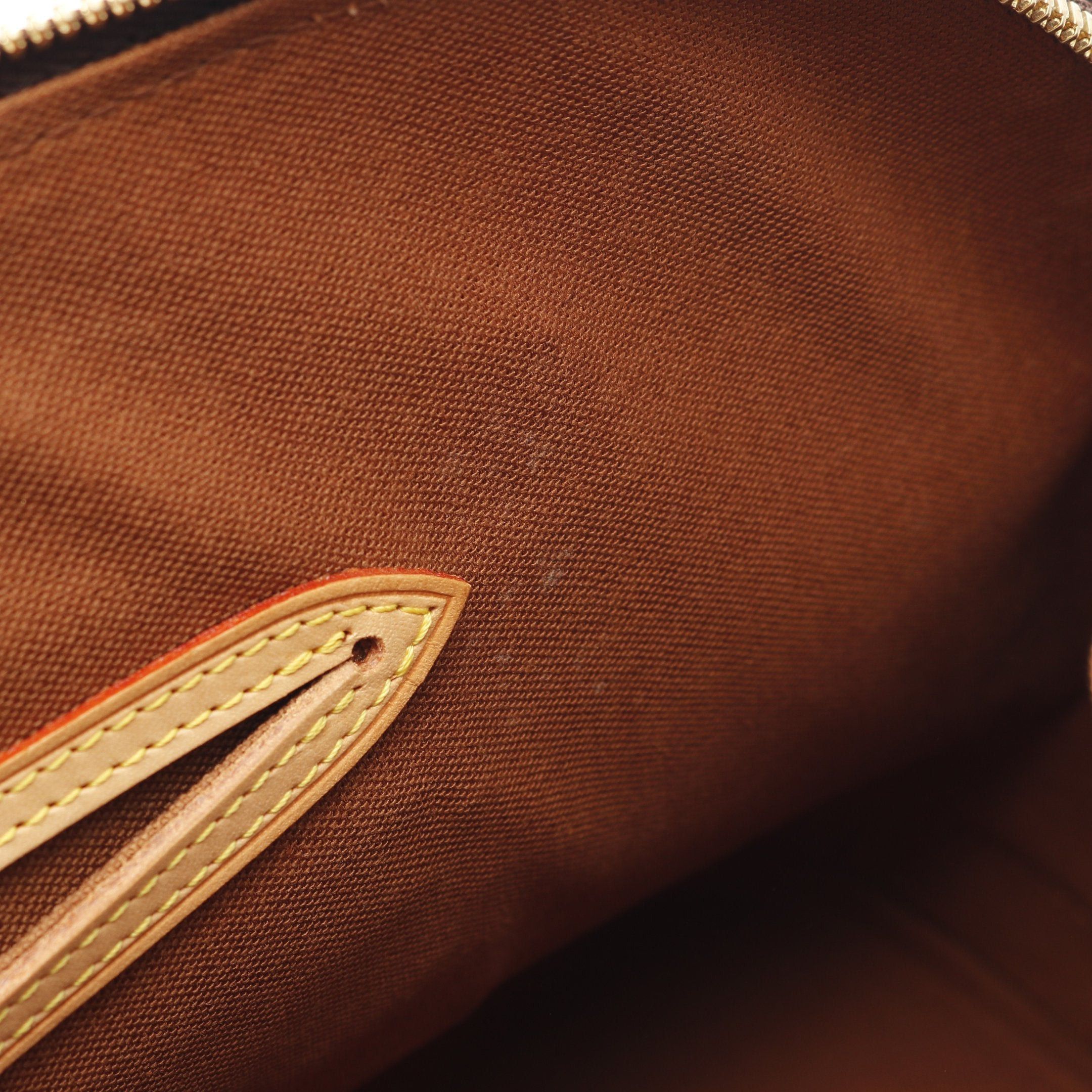 Louis Vuitton Louis Vuitton Alma Pm Monogram Handbag Leather Brown Size ONE SIZE - 10 Thumbnail