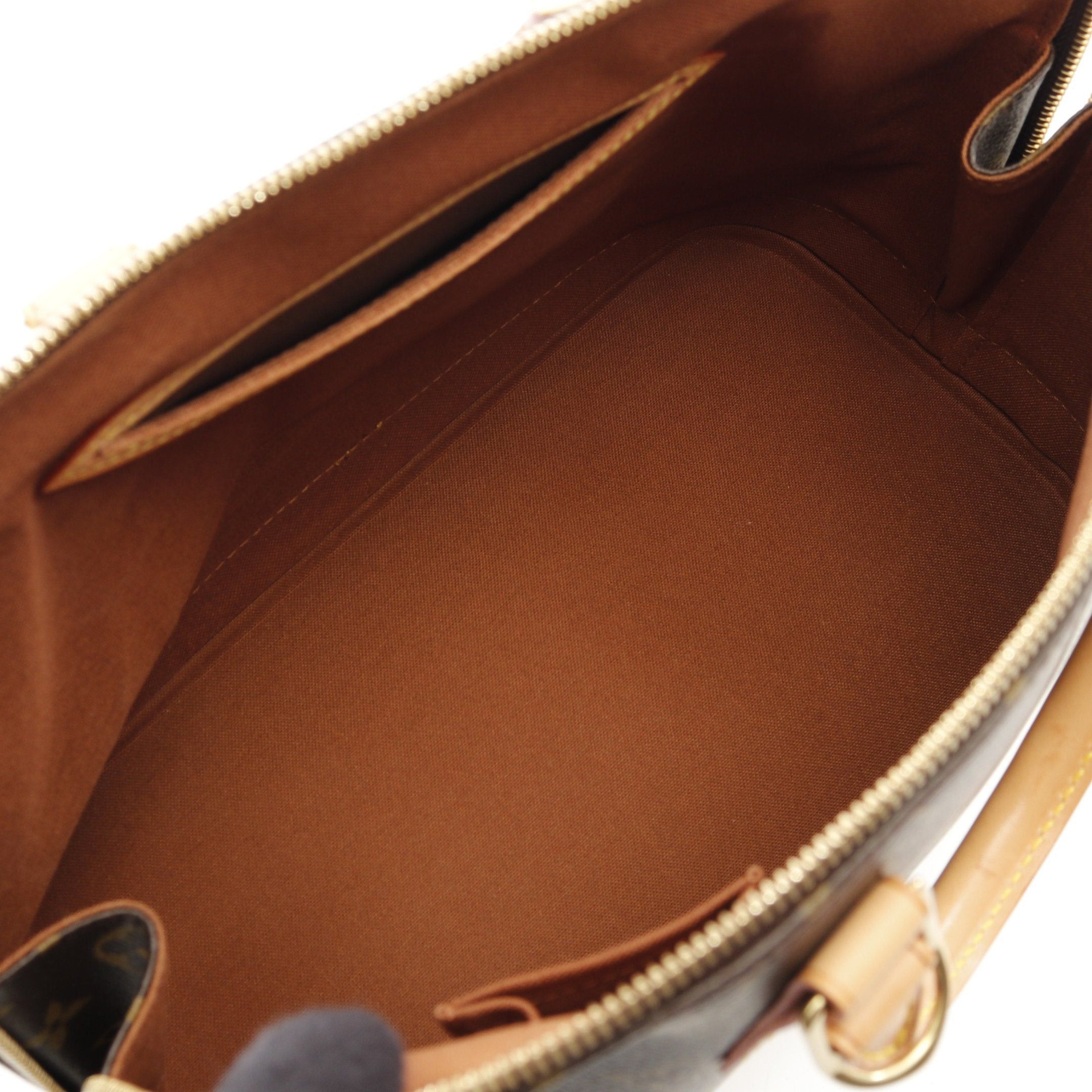 Louis Vuitton Louis Vuitton Alma Pm Monogram Handbag Leather Brown Size ONE SIZE - 3 Thumbnail
