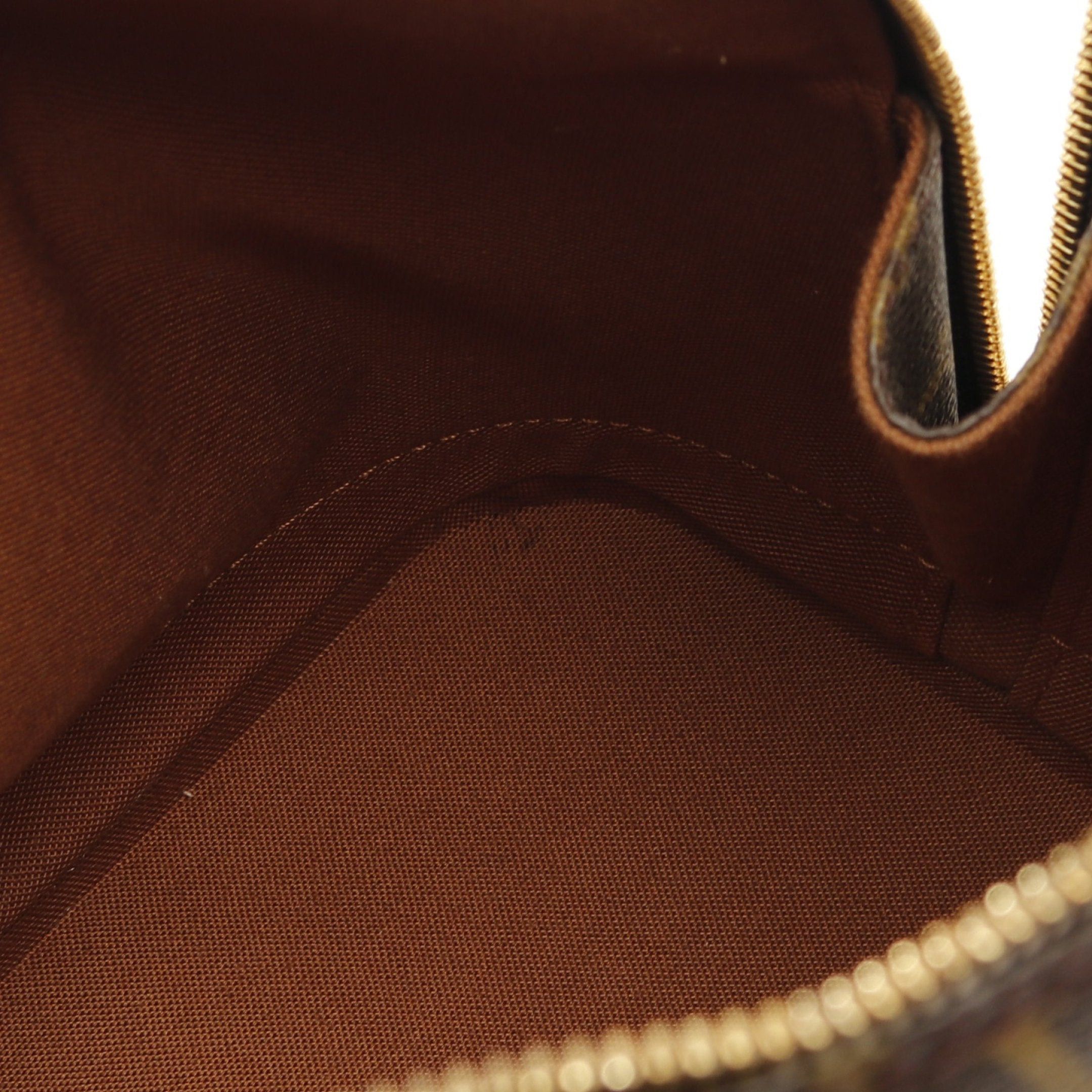 Louis Vuitton Louis Vuitton Alma Pm Monogram Handbag Leather Brown Size ONE SIZE - 10 Thumbnail