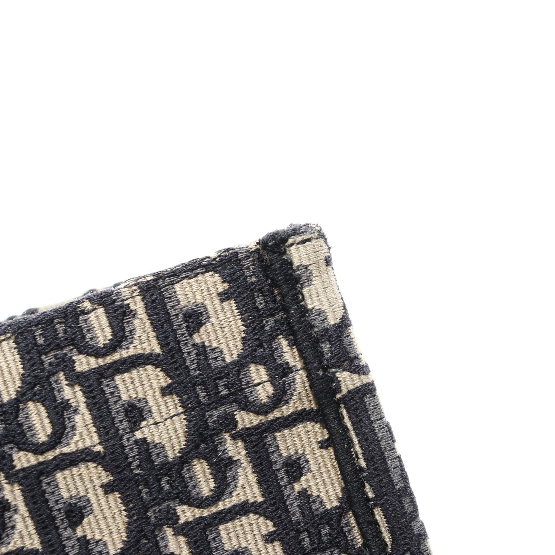 Dior Dior Book Tote Medium Handbag Bag Canvas Navy Ivory Size ONE SIZE - 8 Thumbnail