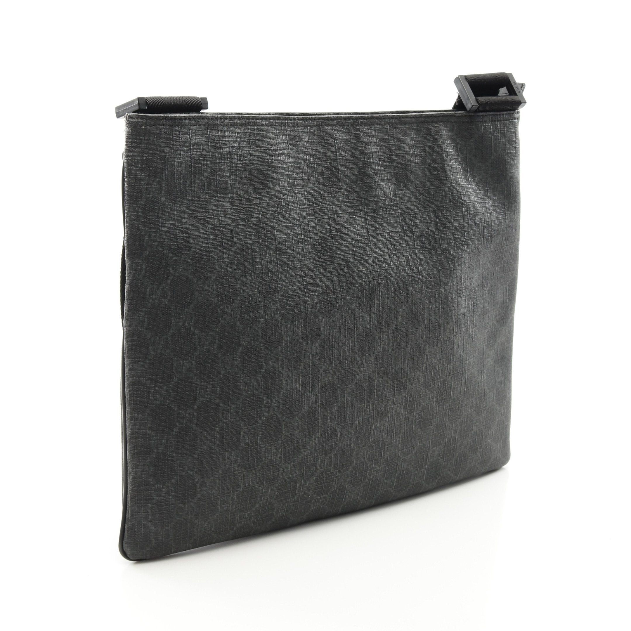 Gucci Gucci Gg Supreme Shoulder Bag Leather Dark Gray Size ONE SIZE - 2 Thumbnail