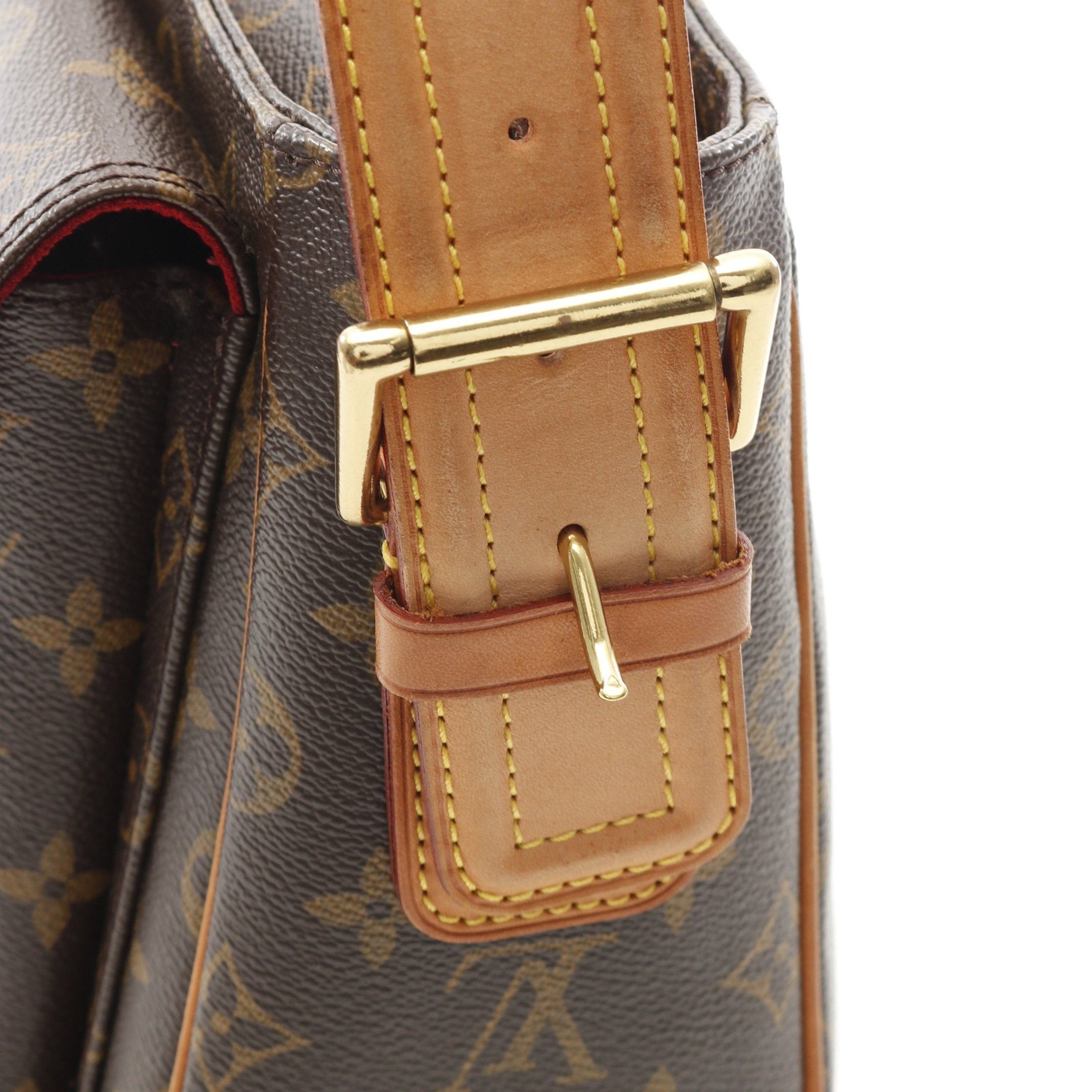 Louis Vuitton Louis Vuitton Vivacite Gm Monogram Shoulder Bag Leather Brown Size ONE SIZE - 8 Thumbnail