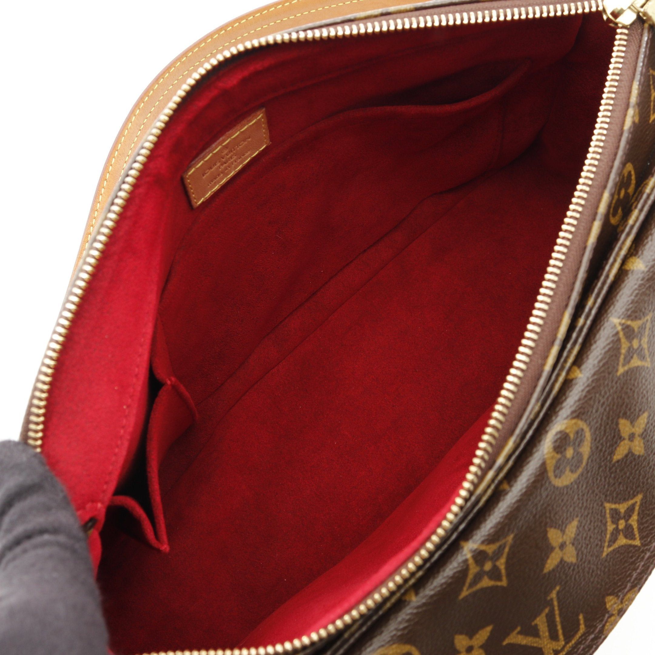 Louis Vuitton Louis Vuitton Vivacite Gm Monogram Shoulder Bag Leather Brown Size ONE SIZE - 3 Thumbnail