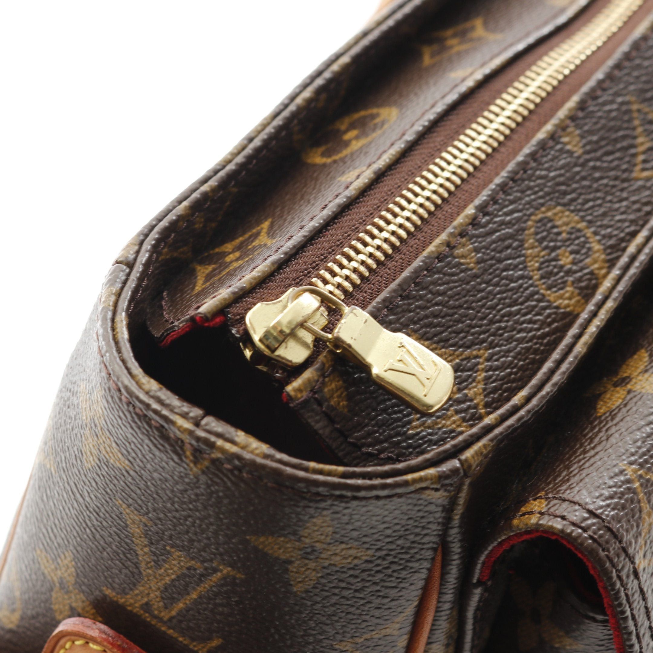 Louis Vuitton Louis Vuitton Vivacite Gm Monogram Shoulder Bag Leather Brown Size ONE SIZE - 9 Thumbnail