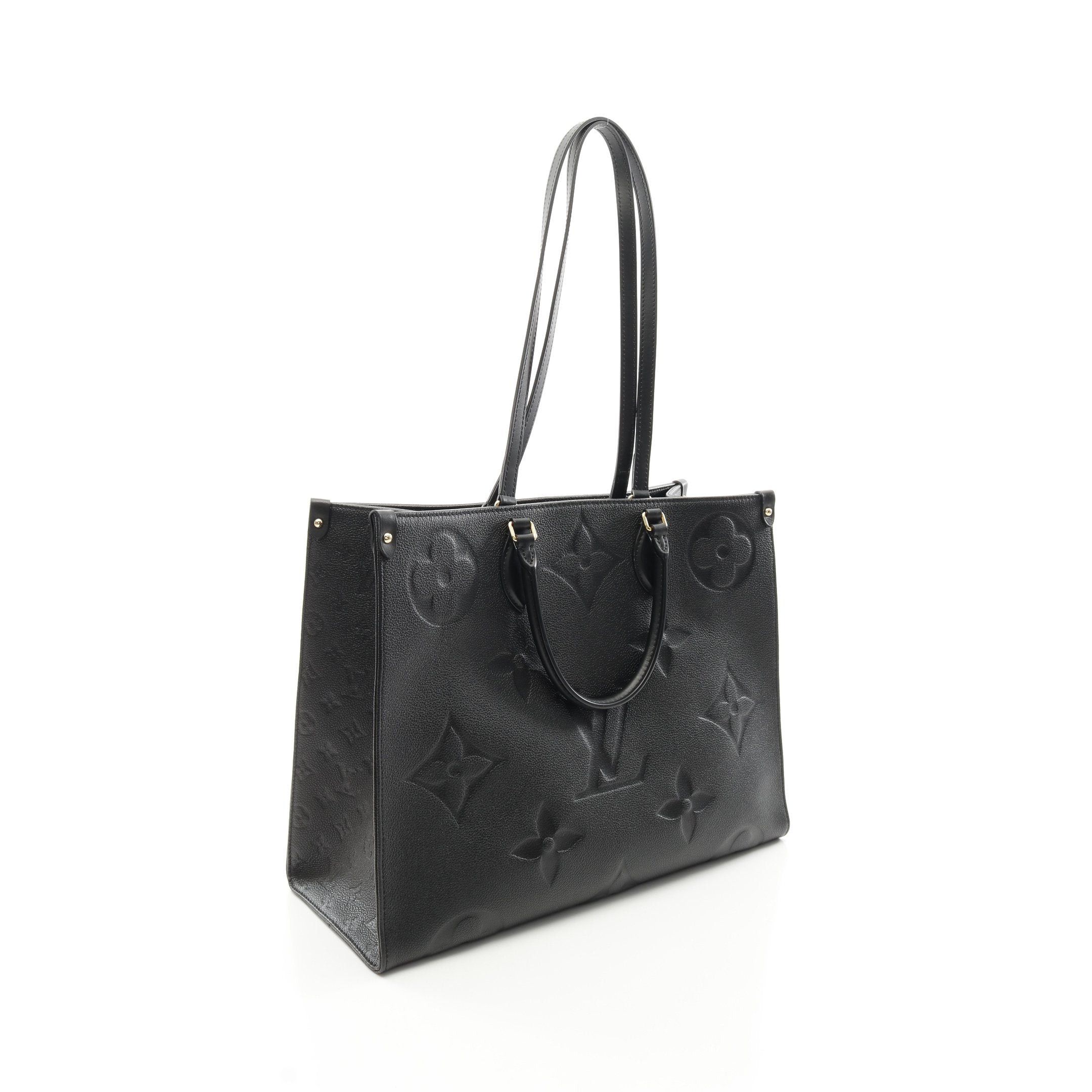 Louis Vuitton Louis Vuitton On-The-Go Gm Monogram Empreinte Noir Shoulder Bag Tote Leather Black Size ONE SIZE - 2 Thumbnail