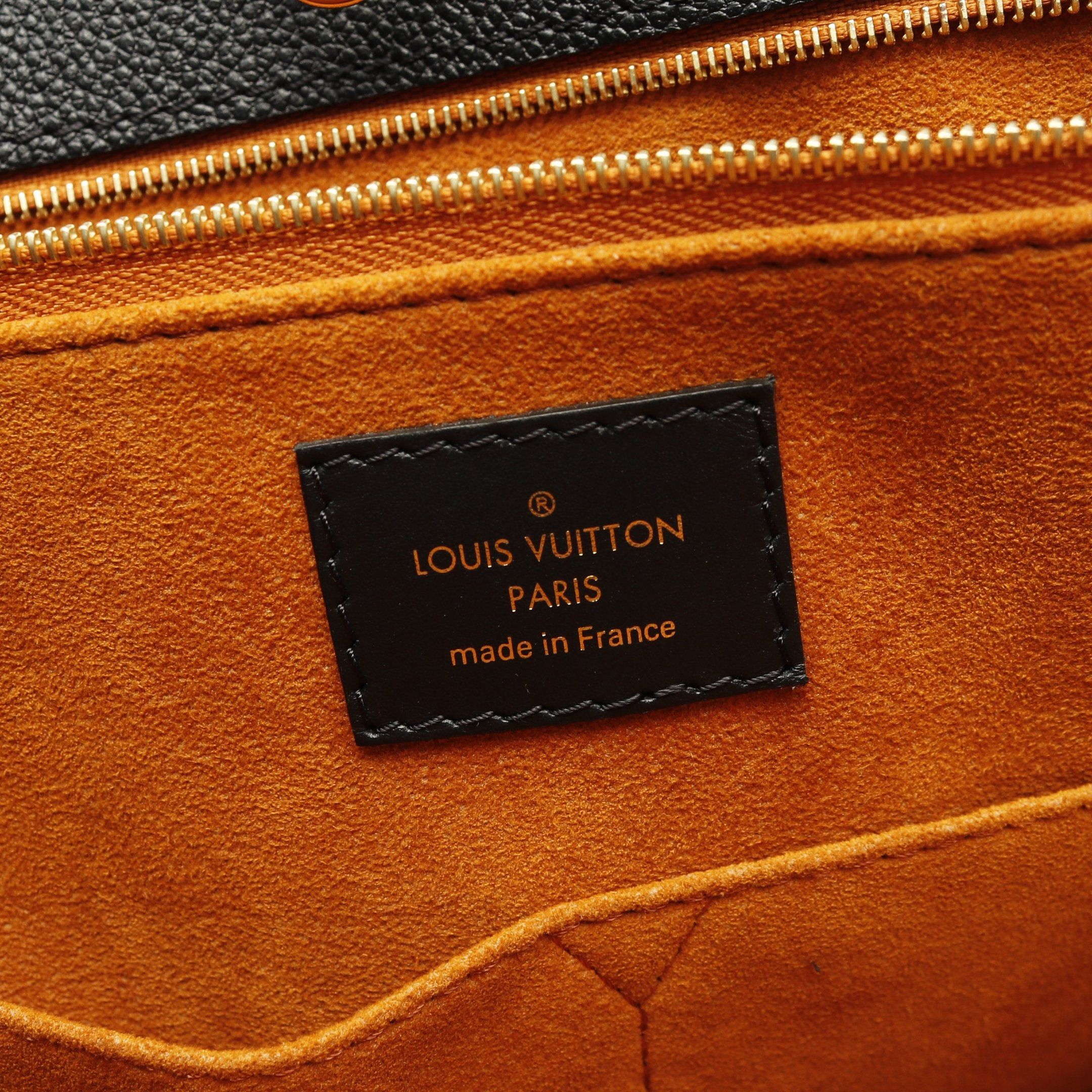 Louis Vuitton Louis Vuitton On-The-Go Gm Monogram Empreinte Noir Shoulder Bag Tote Leather Black Size ONE SIZE - 4 Thumbnail