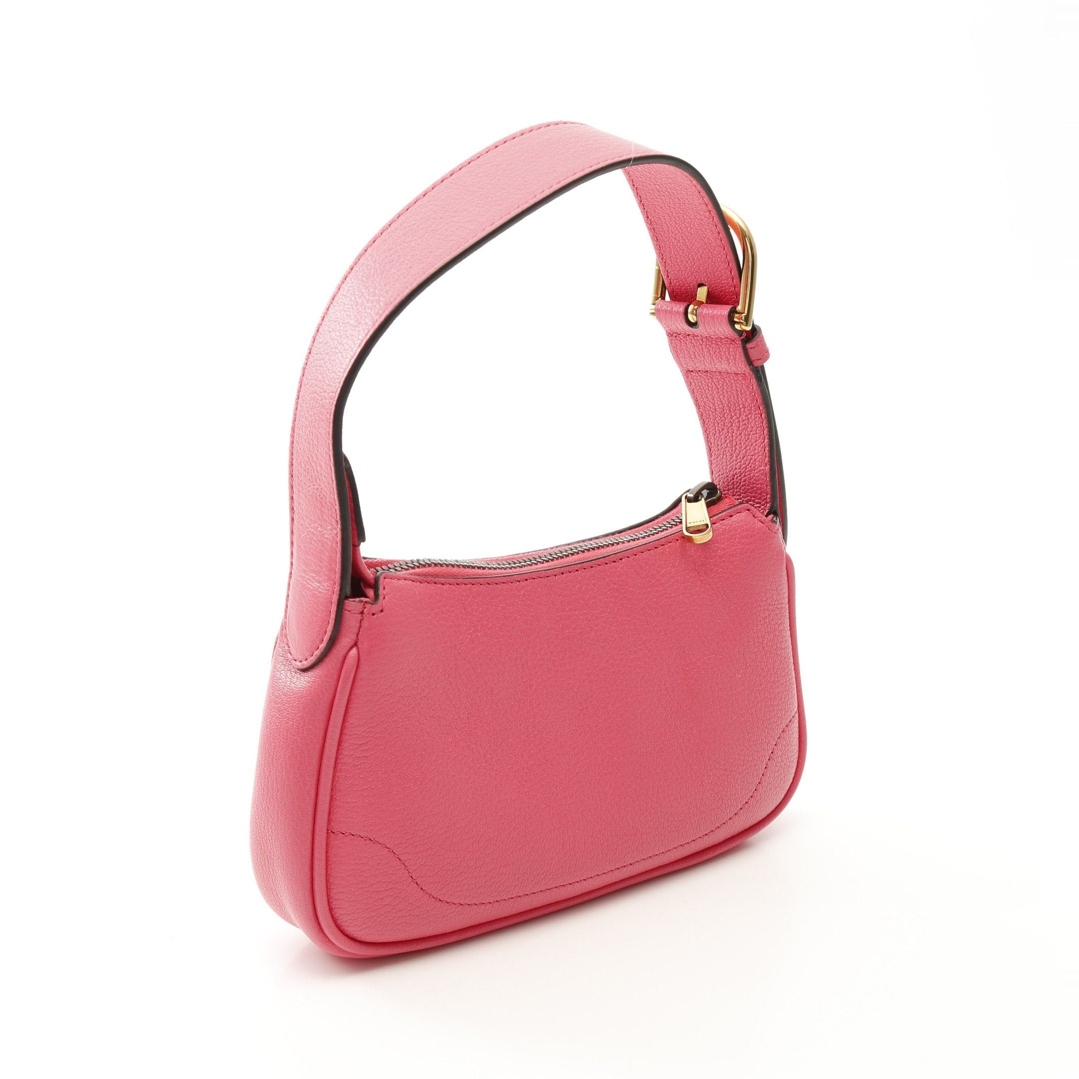 Gucci Gucci Aphrodite Gg Marmont Handbag Leather Pink Size ONE SIZE - 2 Thumbnail