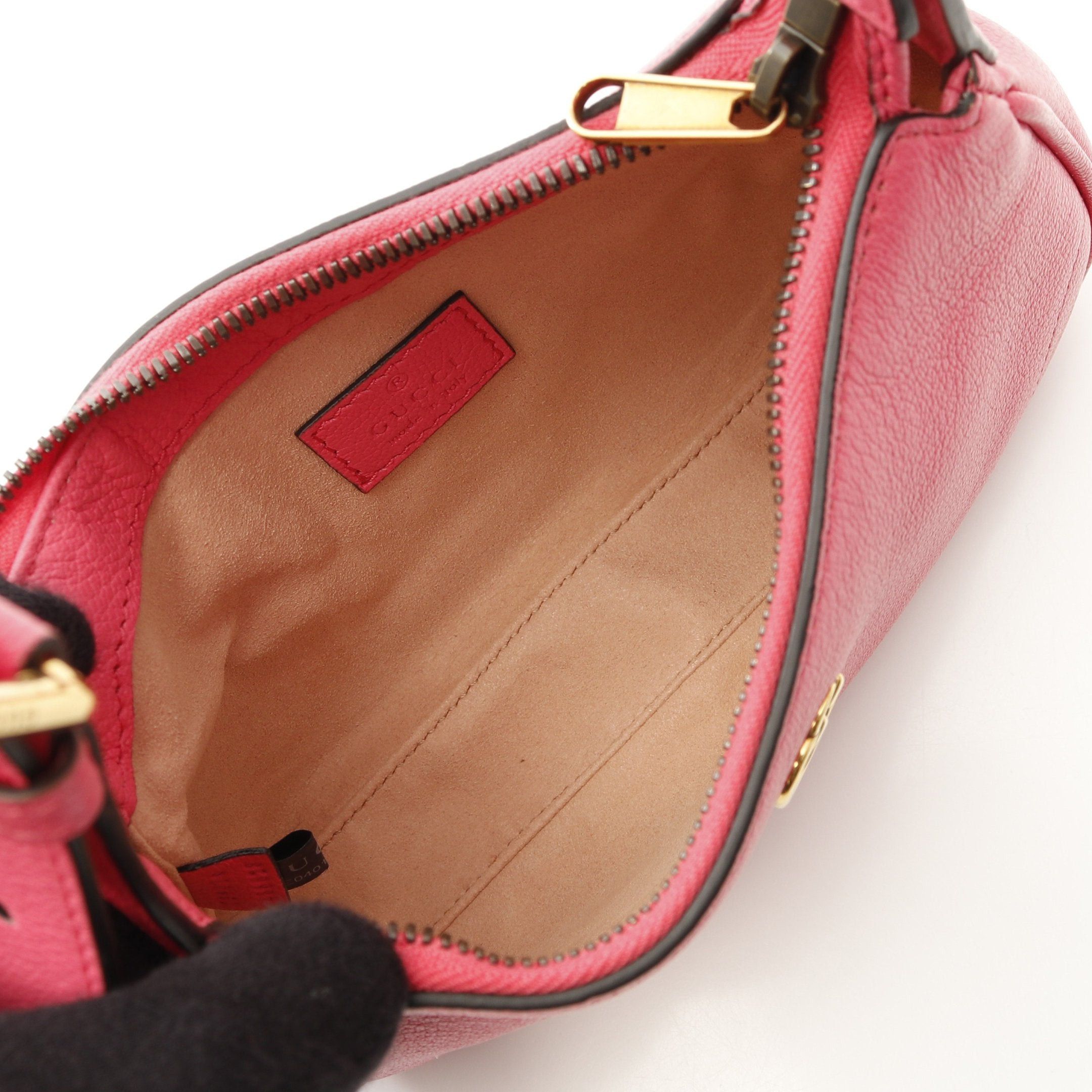 Gucci Gucci Aphrodite Gg Marmont Handbag Leather Pink Size ONE SIZE - 3 Thumbnail