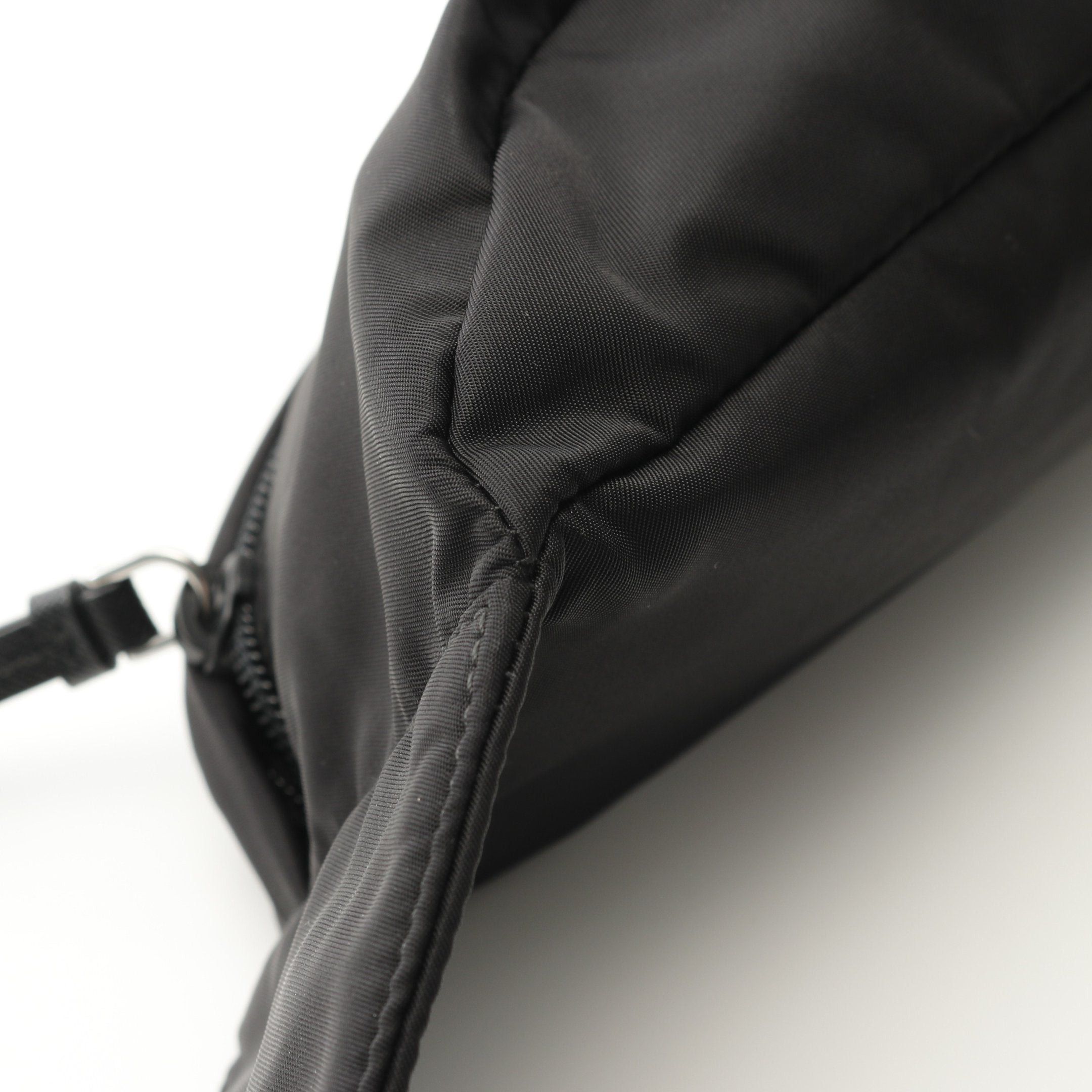 Prada Prada Re Nylon Waist Bag Saffiano Leather Black Size ONE SIZE - 7 Thumbnail