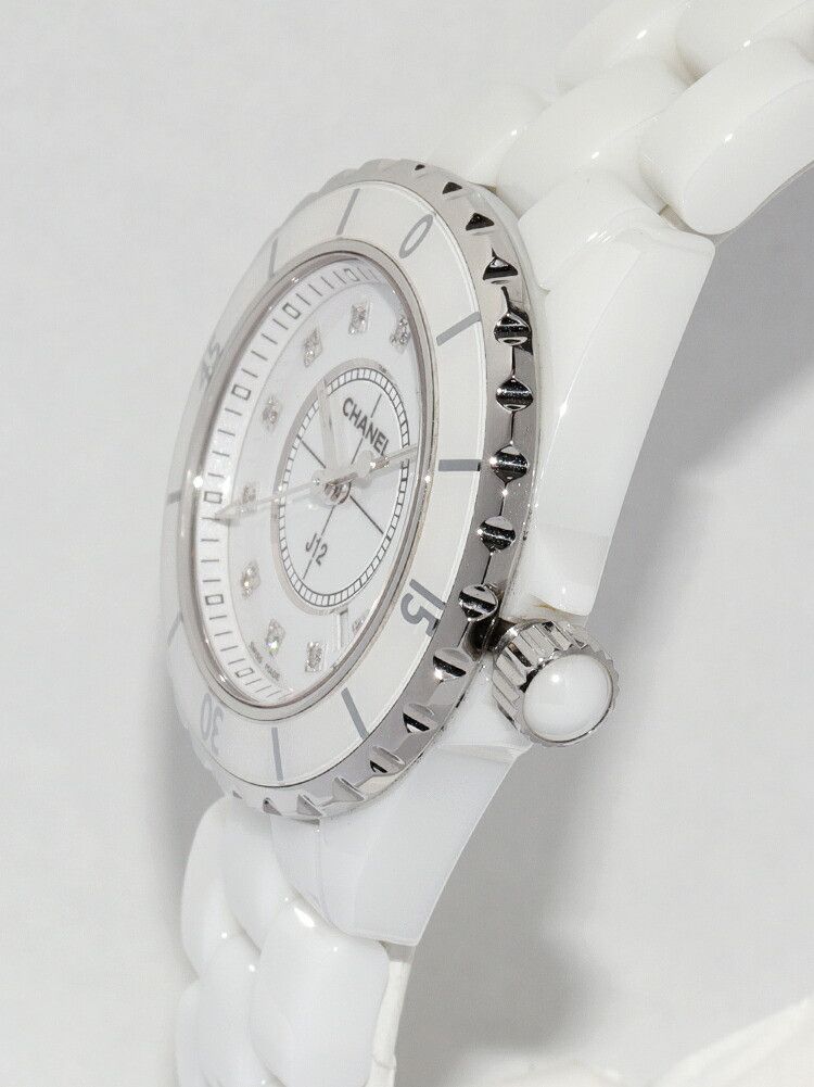 Chanel Chanel Chanel J12 White Ceramic Ceramic Quartz H1628 Size ONE SIZE - 3 Thumbnail