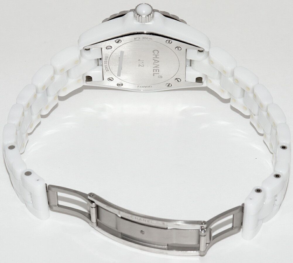 Chanel Chanel Chanel J12 White Ceramic Ceramic Quartz H1628 Size ONE SIZE - 2 Thumbnail