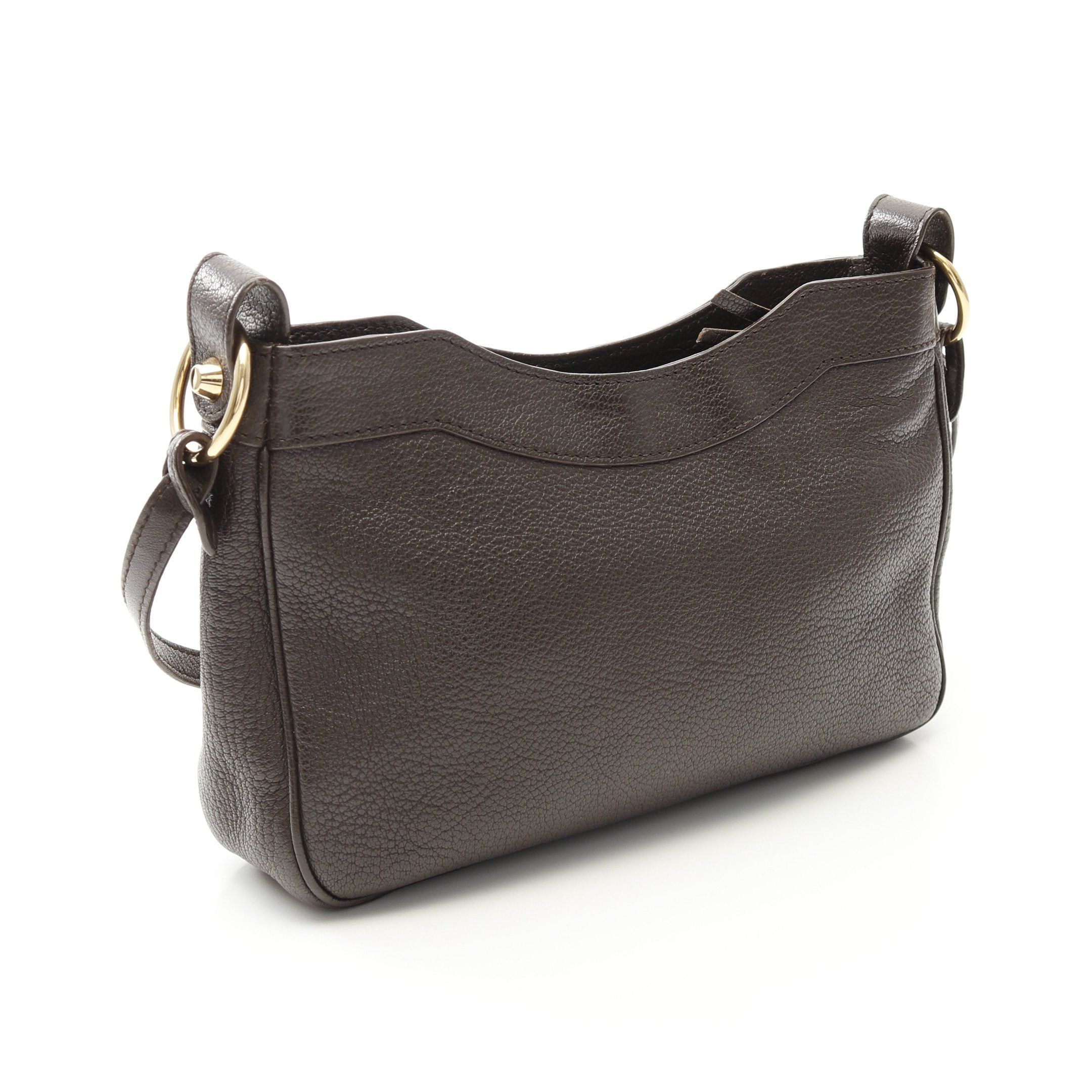 Balenciaga Balenciaga Giant Hip Shoulder Bag Leather Dark Brown Size ONE SIZE - 2 Thumbnail