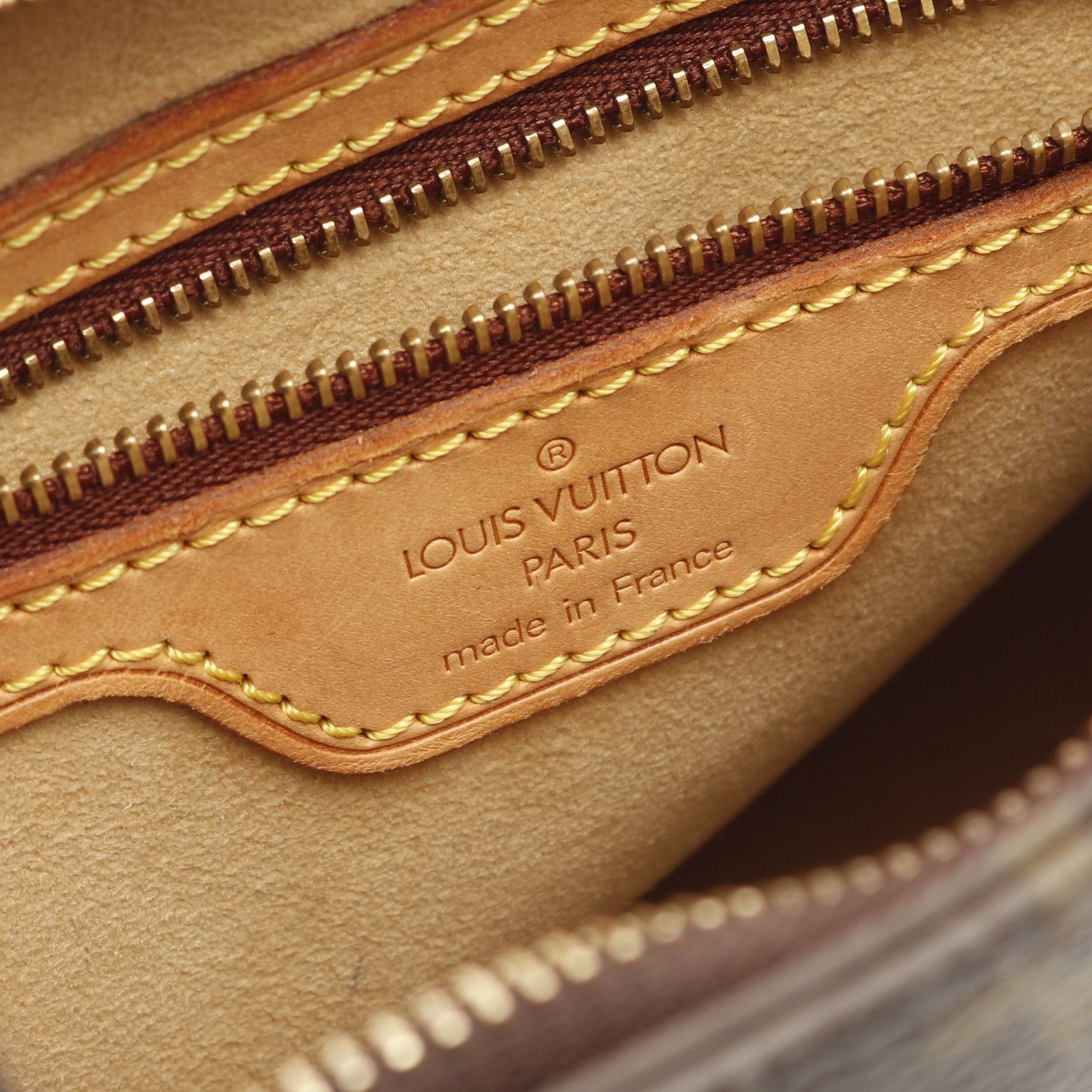 Louis Vuitton Louis Vuitton Looping Mm Monogram Shoulder Bag Leather Brown Size ONE SIZE - 3 Thumbnail
