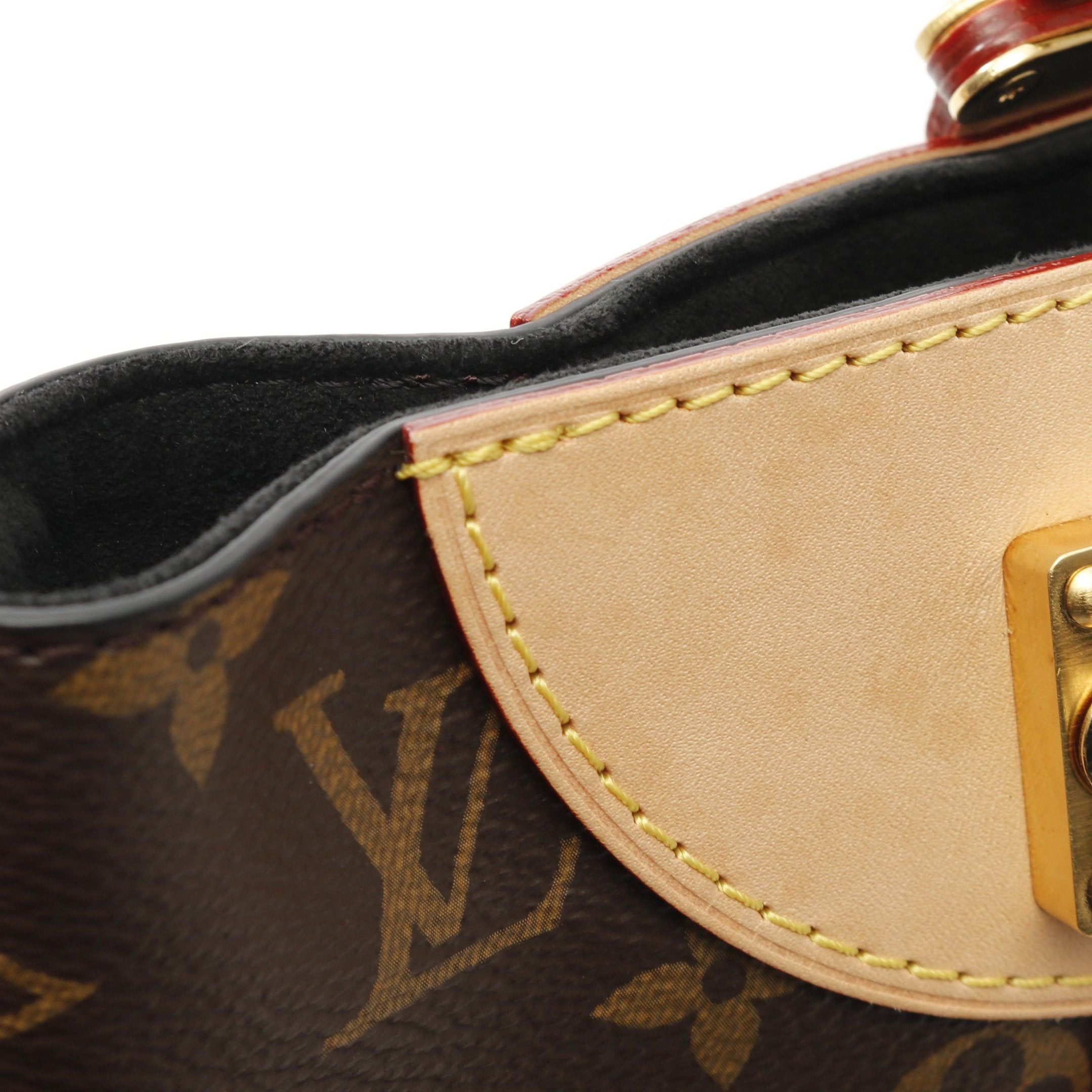 Louis Vuitton Louis Vuitton Duffel Bag Monogram Handbag Leather Brown Size ONE SIZE - 8 Thumbnail