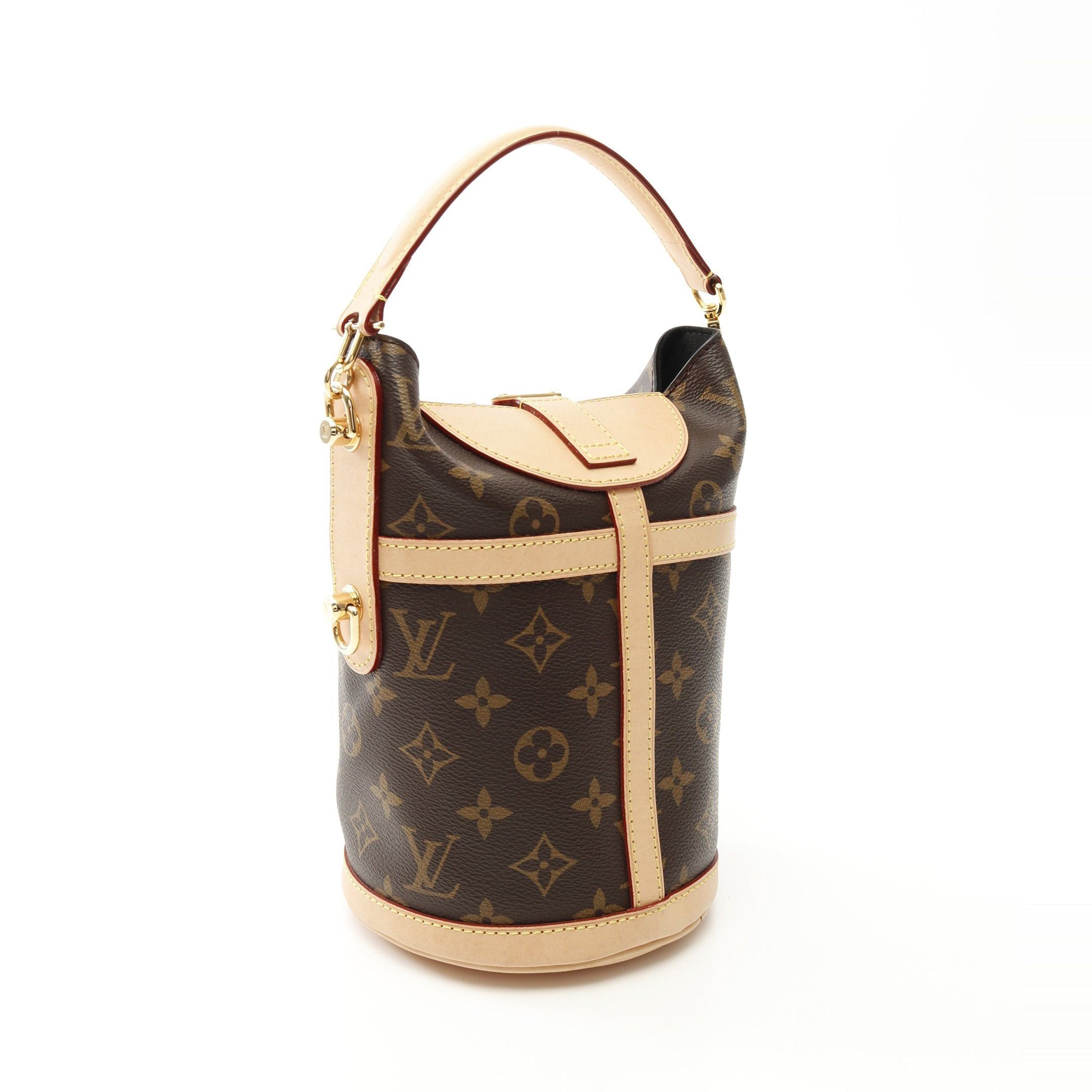 Louis Vuitton Louis Vuitton Duffel Bag Monogram Handbag Leather Brown Size ONE SIZE - 2 Thumbnail
