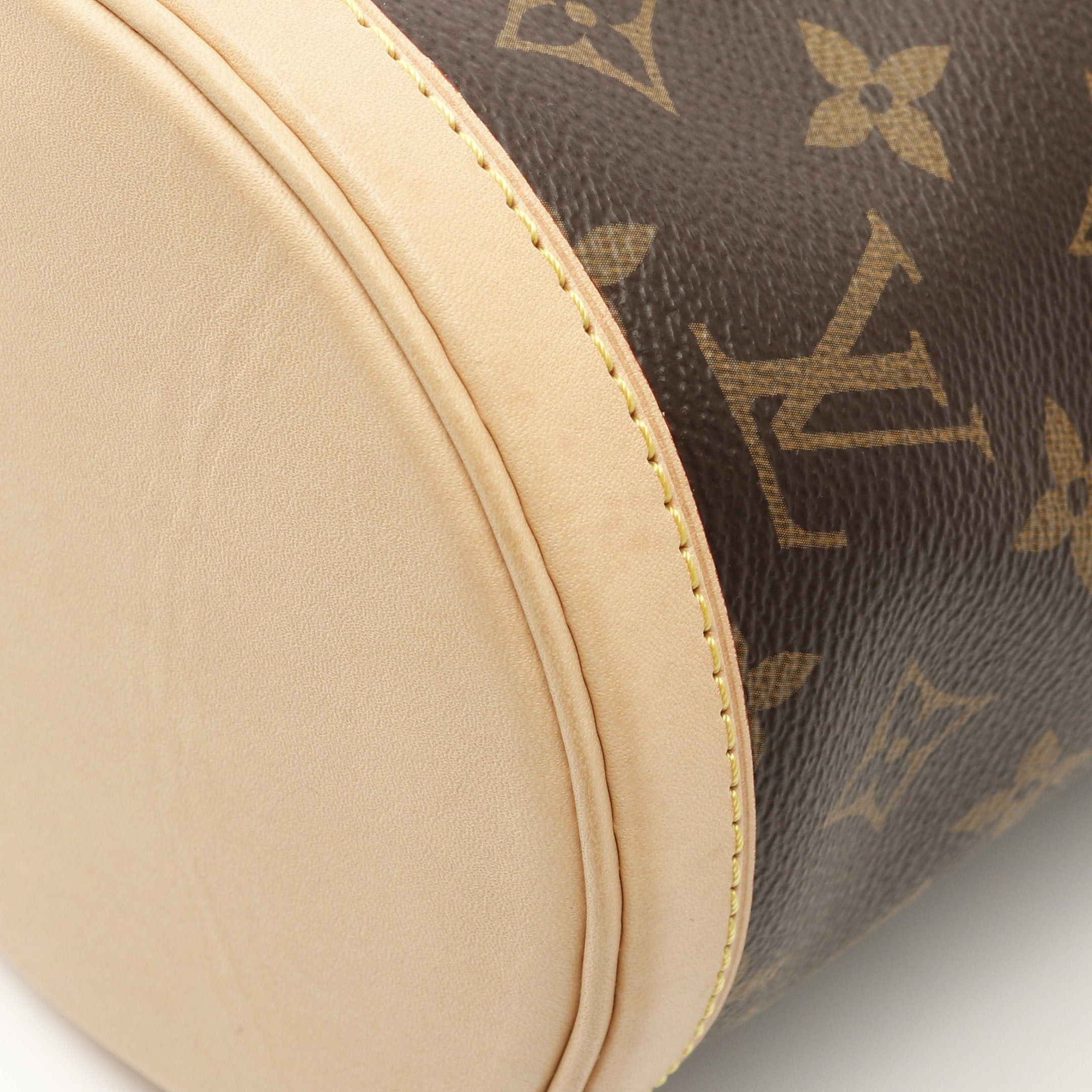 Louis Vuitton Louis Vuitton Duffel Bag Monogram Handbag Leather Brown Size ONE SIZE - 5 Thumbnail
