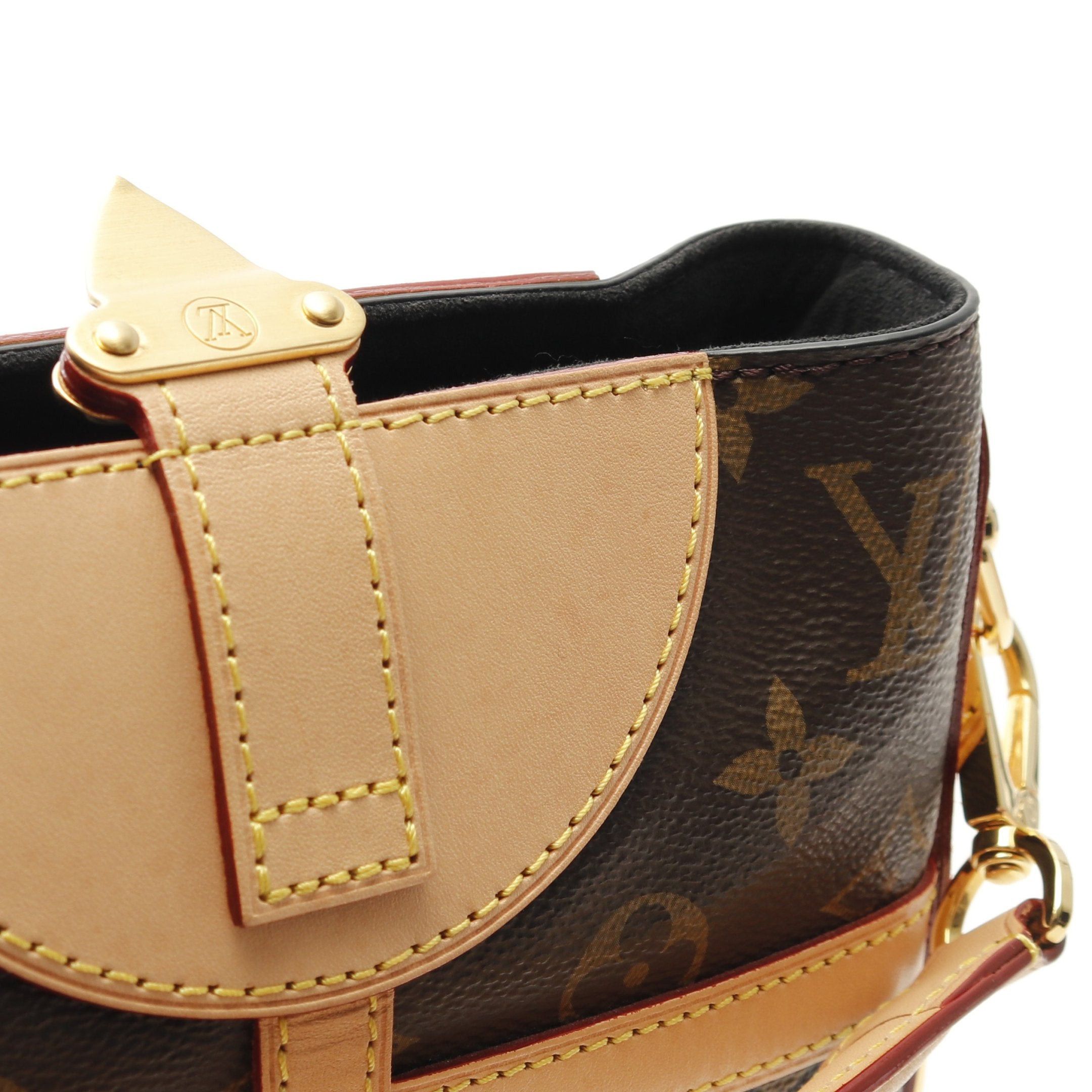 Louis Vuitton Louis Vuitton Duffel Bag Monogram Handbag Leather Brown Size ONE SIZE - 9 Thumbnail