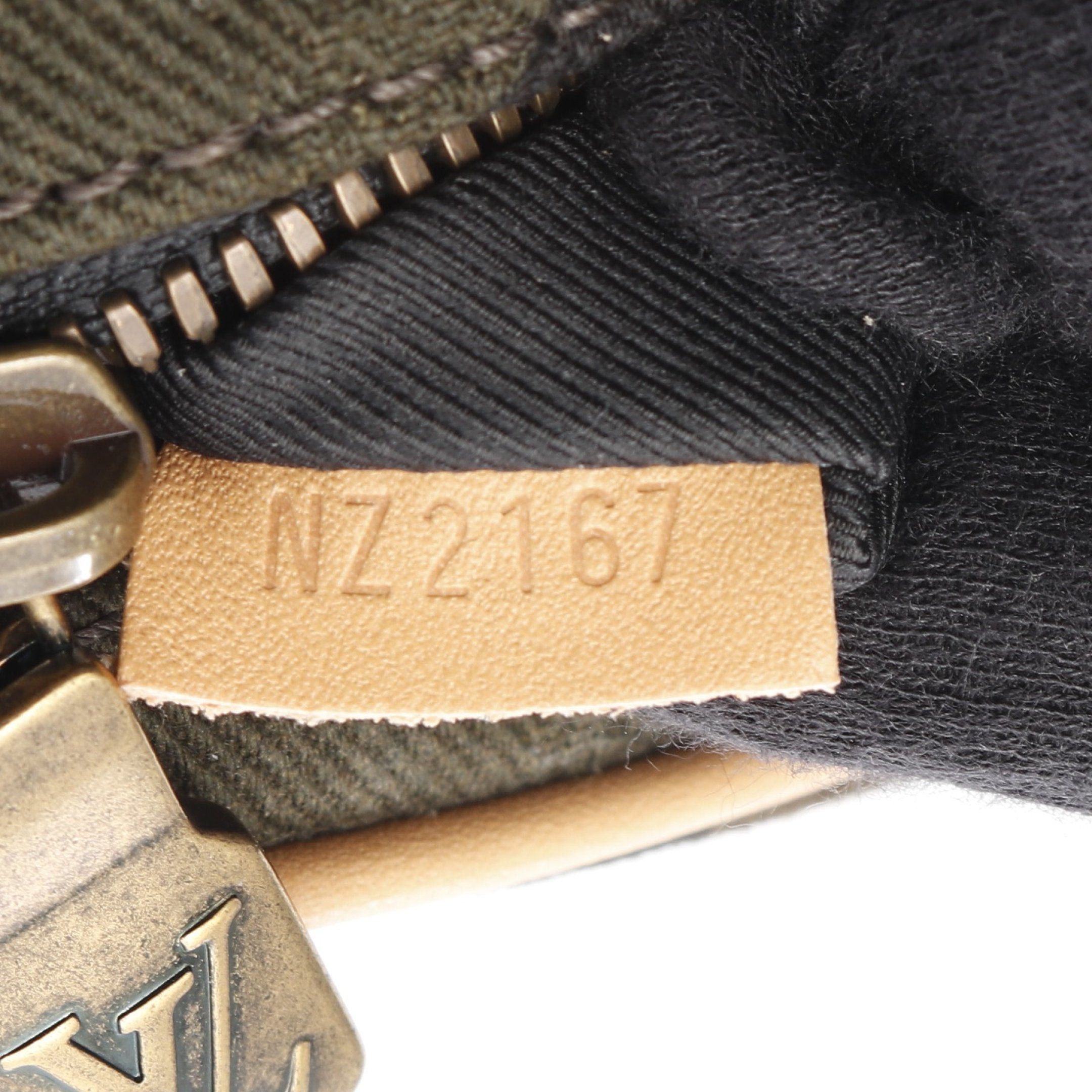 Louis Vuitton Louis Vuitton Louis Vuitton * Supreme Bum Bag Pm Monogram Waist Body Camouflage Canvas Leather Khaki Green Size ONE SIZE - 5 Thumbnail
