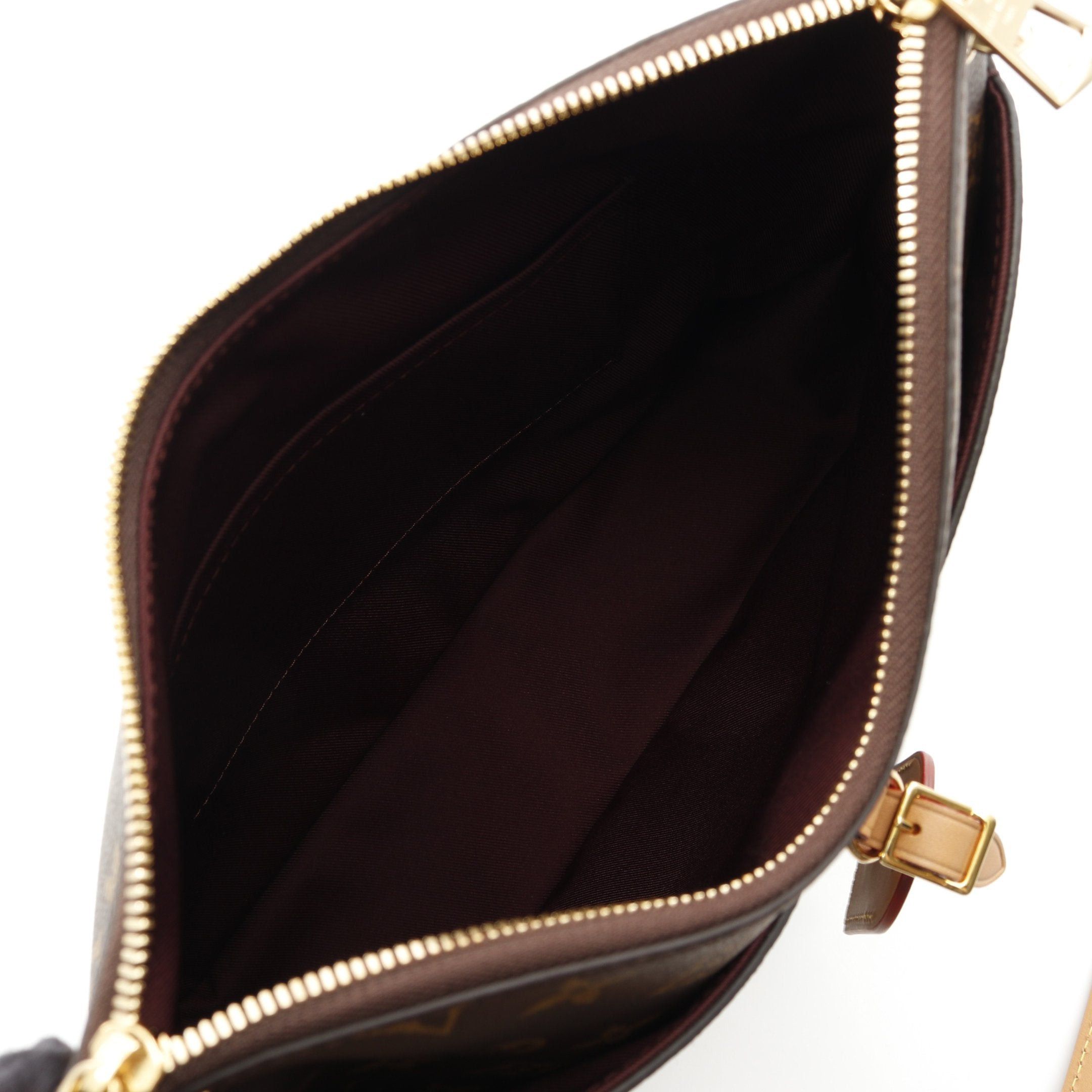 Louis Vuitton Louis Vuitton Odeon Nm Mm Monogram Shoulder Bag Leather Brown Size ONE SIZE - 3 Thumbnail
