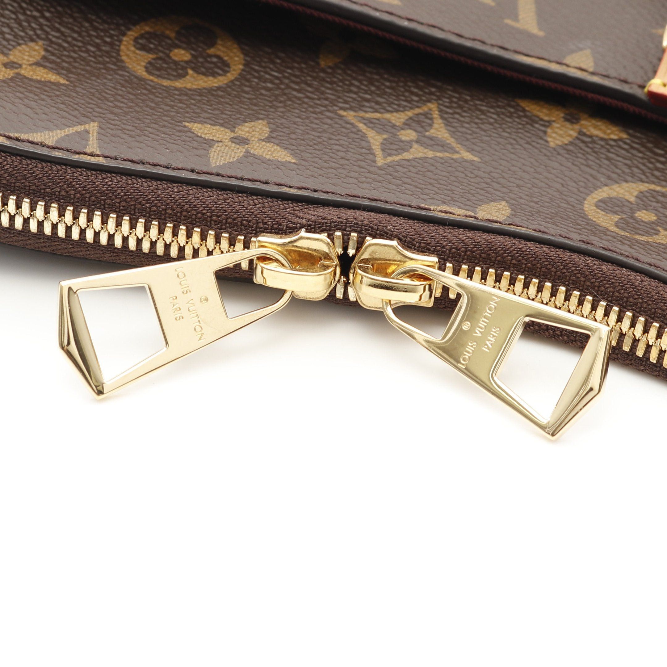Louis Vuitton Louis Vuitton Odeon Nm Mm Monogram Shoulder Bag Leather Brown Size ONE SIZE - 8 Thumbnail
