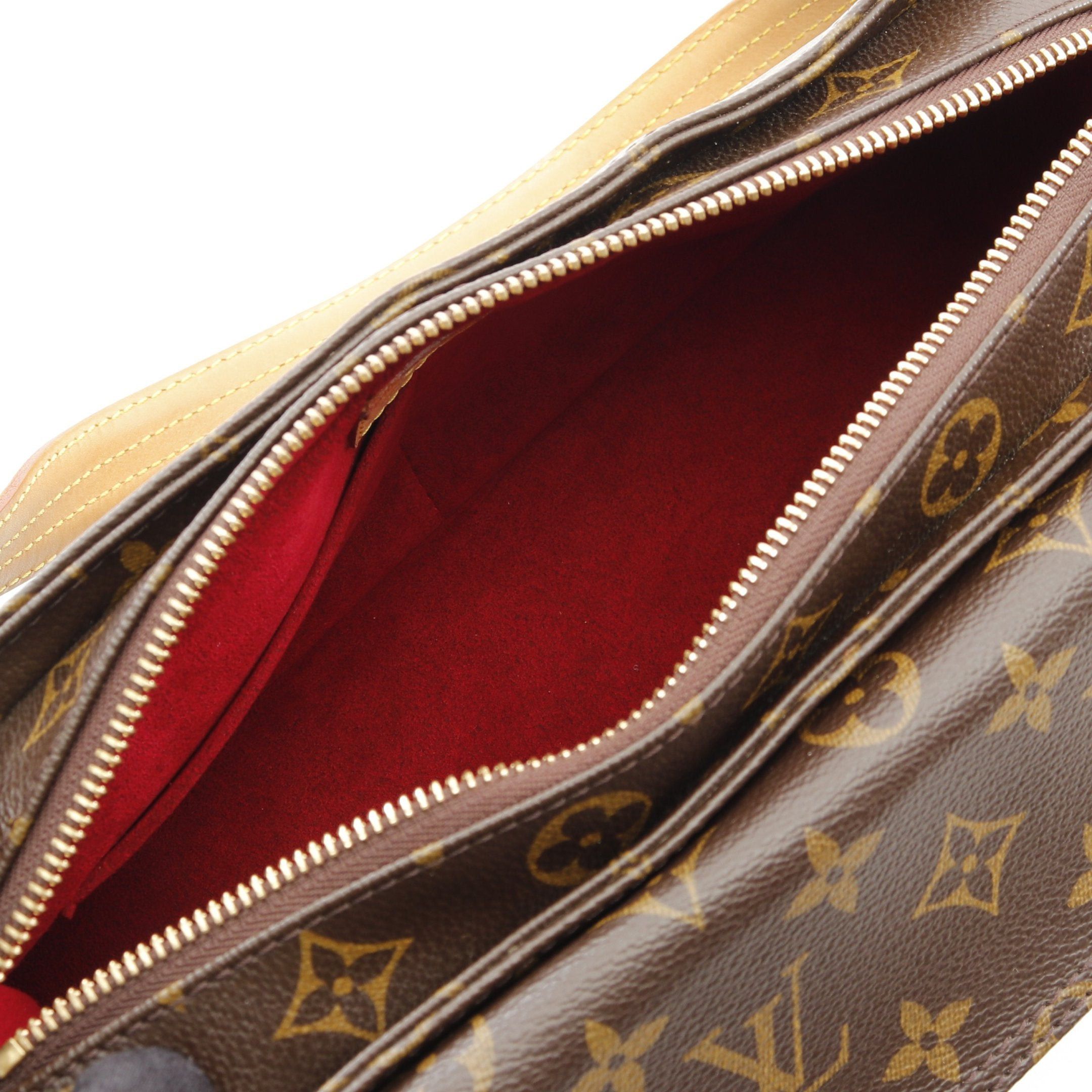 Louis Vuitton Louis Vuitton Vivacite Mm Monogram Shoulder Bag Leather Brown Size ONE SIZE - 3 Thumbnail