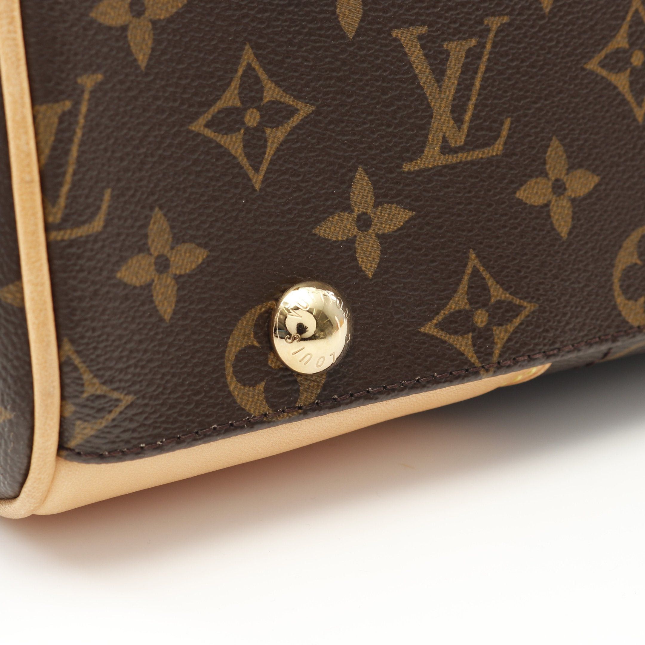 Louis Vuitton Louis Vuitton Beverly Mm Monogram Shoulder Bag Leather Brown Size ONE SIZE - 10 Thumbnail