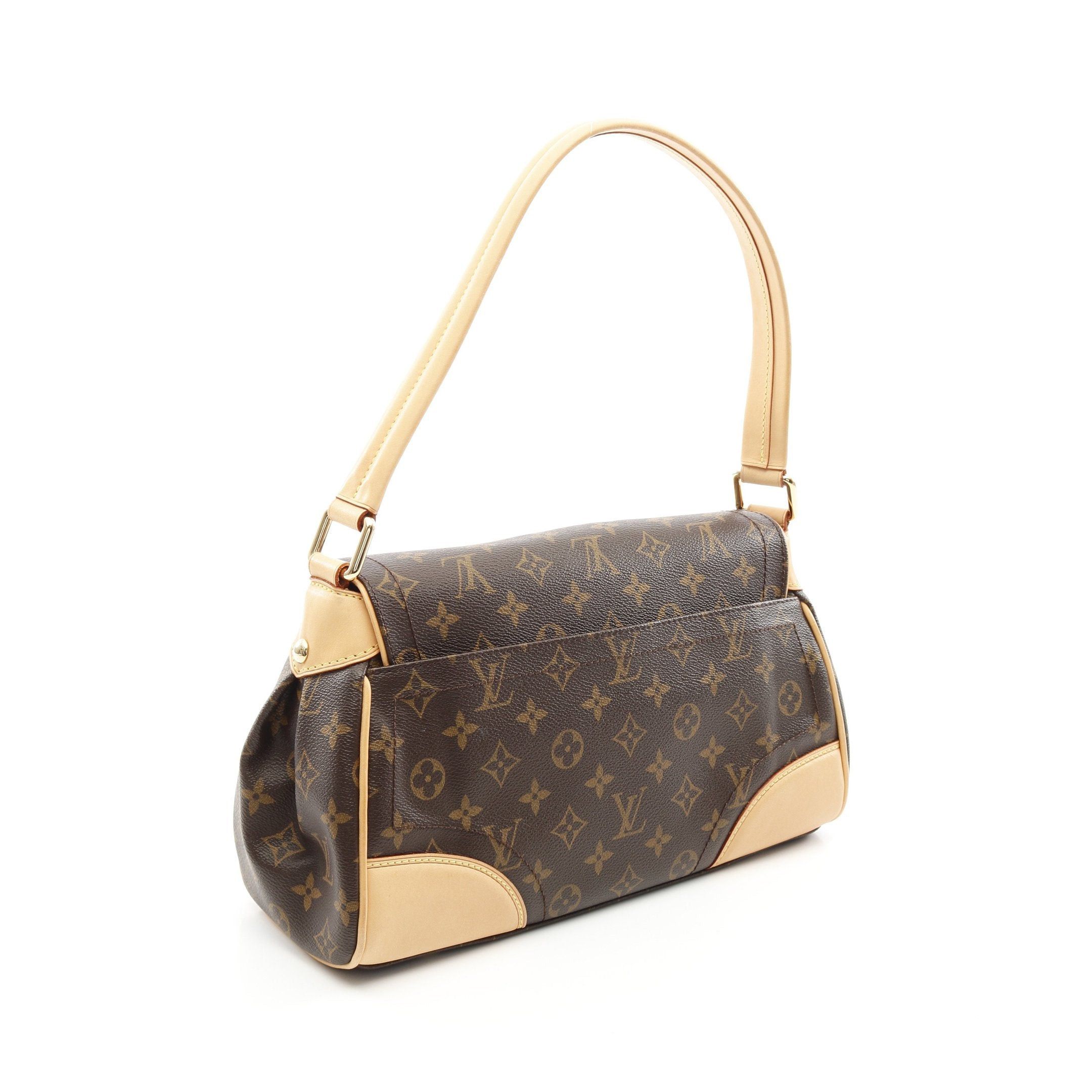 Louis Vuitton Louis Vuitton Beverly Mm Monogram Shoulder Bag Leather Brown Size ONE SIZE - 2 Thumbnail