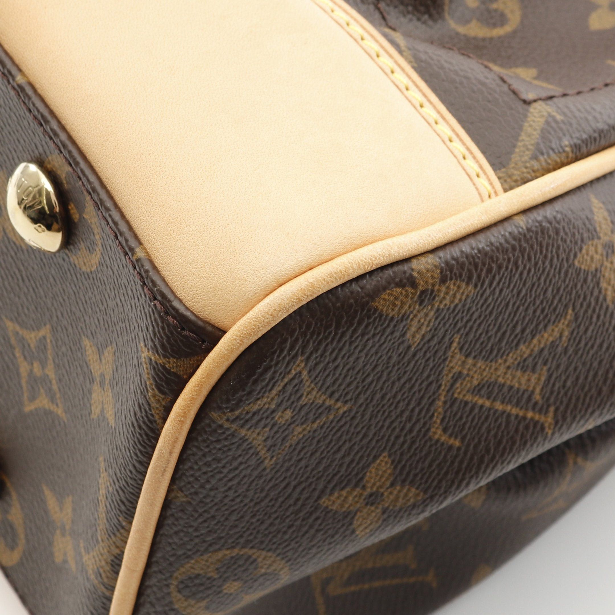 Louis Vuitton Louis Vuitton Beverly Mm Monogram Shoulder Bag Leather Brown Size ONE SIZE - 6 Thumbnail