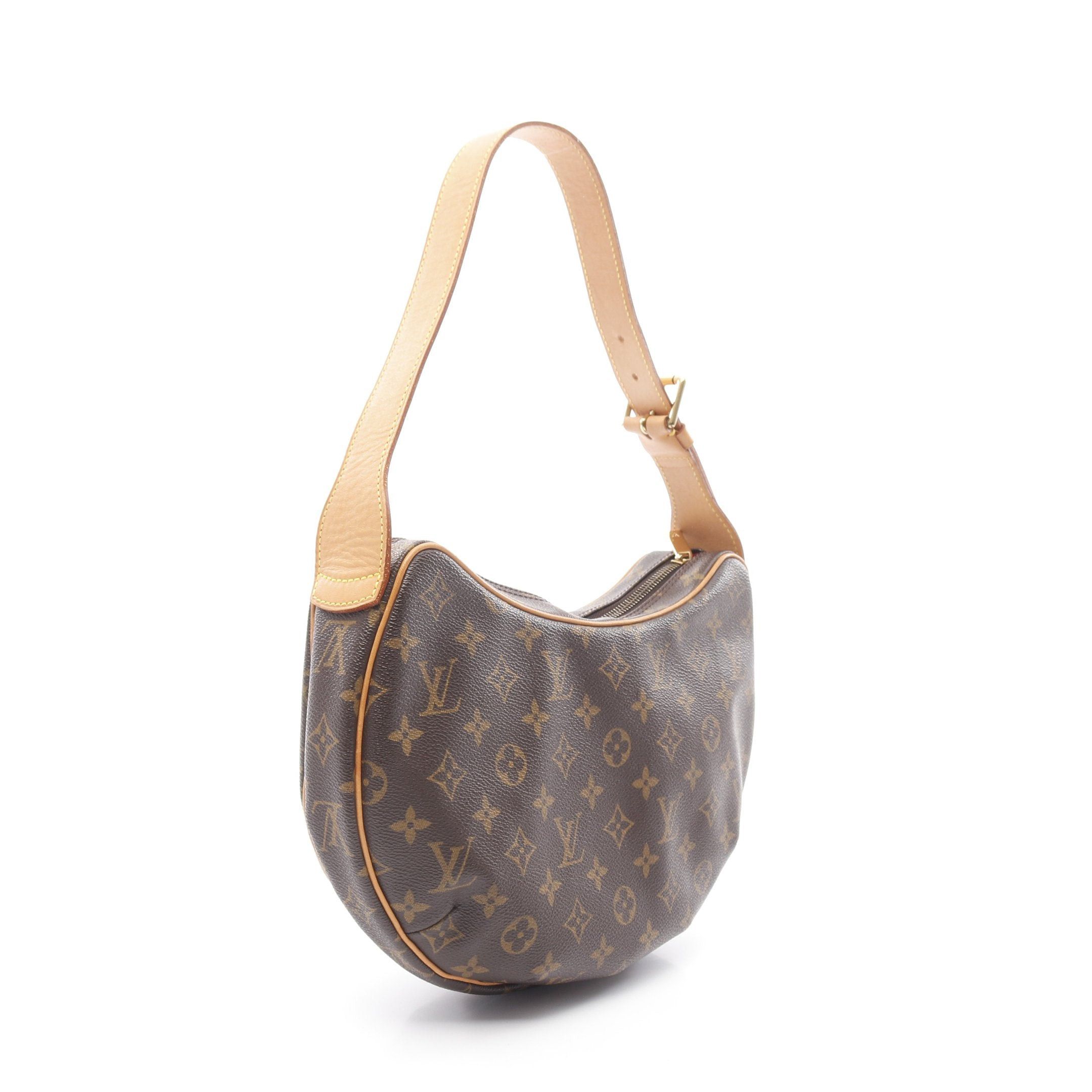 Louis Vuitton Louis Vuitton Croissant Mm Monogram Shoulder Bag Leather Brown Size ONE SIZE - 2 Thumbnail