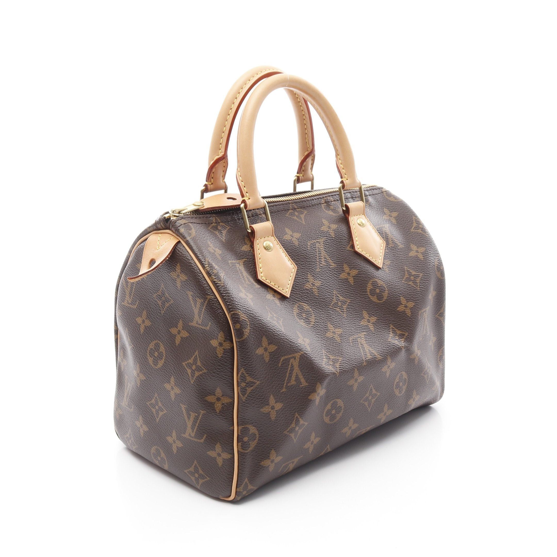 Louis Vuitton Louis Vuitton Speedy 25 Monogram Handbag Leather Brown Size ONE SIZE - 2 Thumbnail