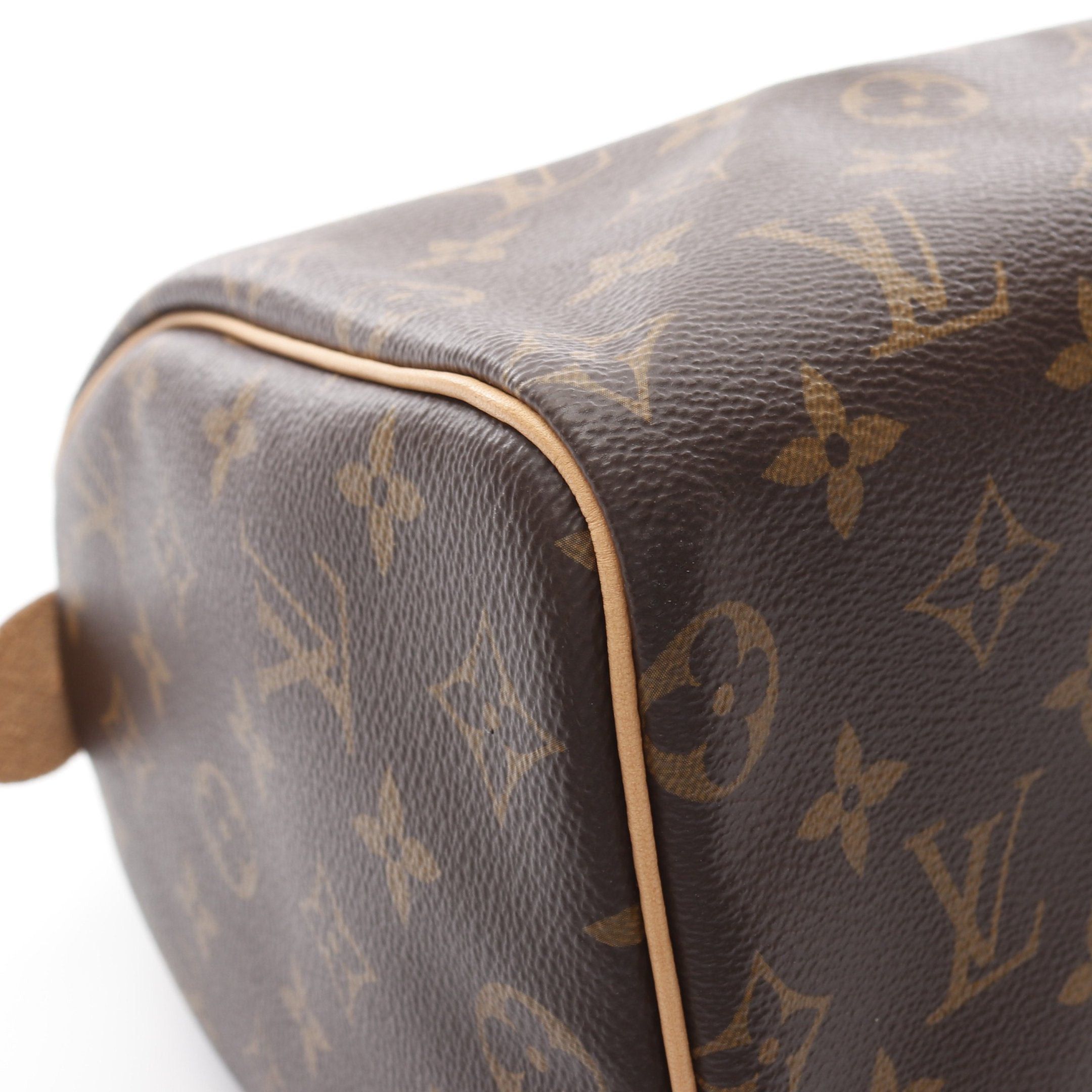 Louis Vuitton Louis Vuitton Speedy 25 Monogram Handbag Leather Brown Size ONE SIZE - 7 Thumbnail