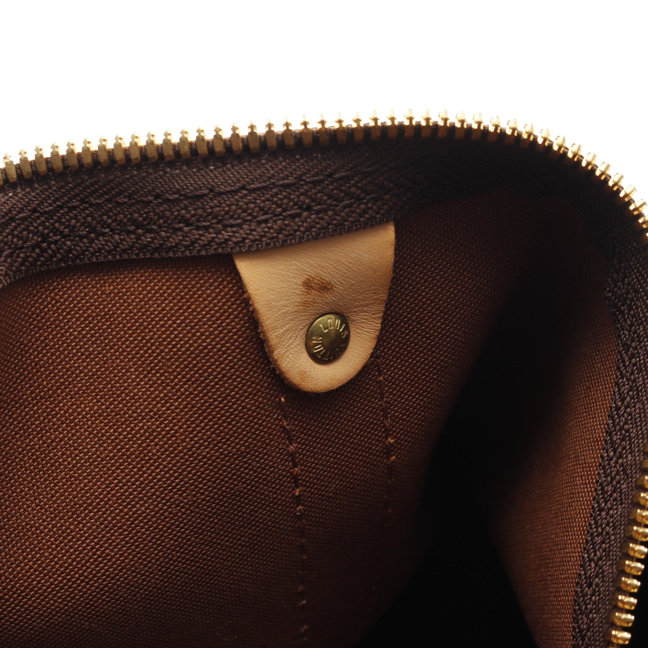 Louis Vuitton Louis Vuitton Keepall 55 Monogram Boston Bag Leather Brown Size ONE SIZE - 10 Thumbnail
