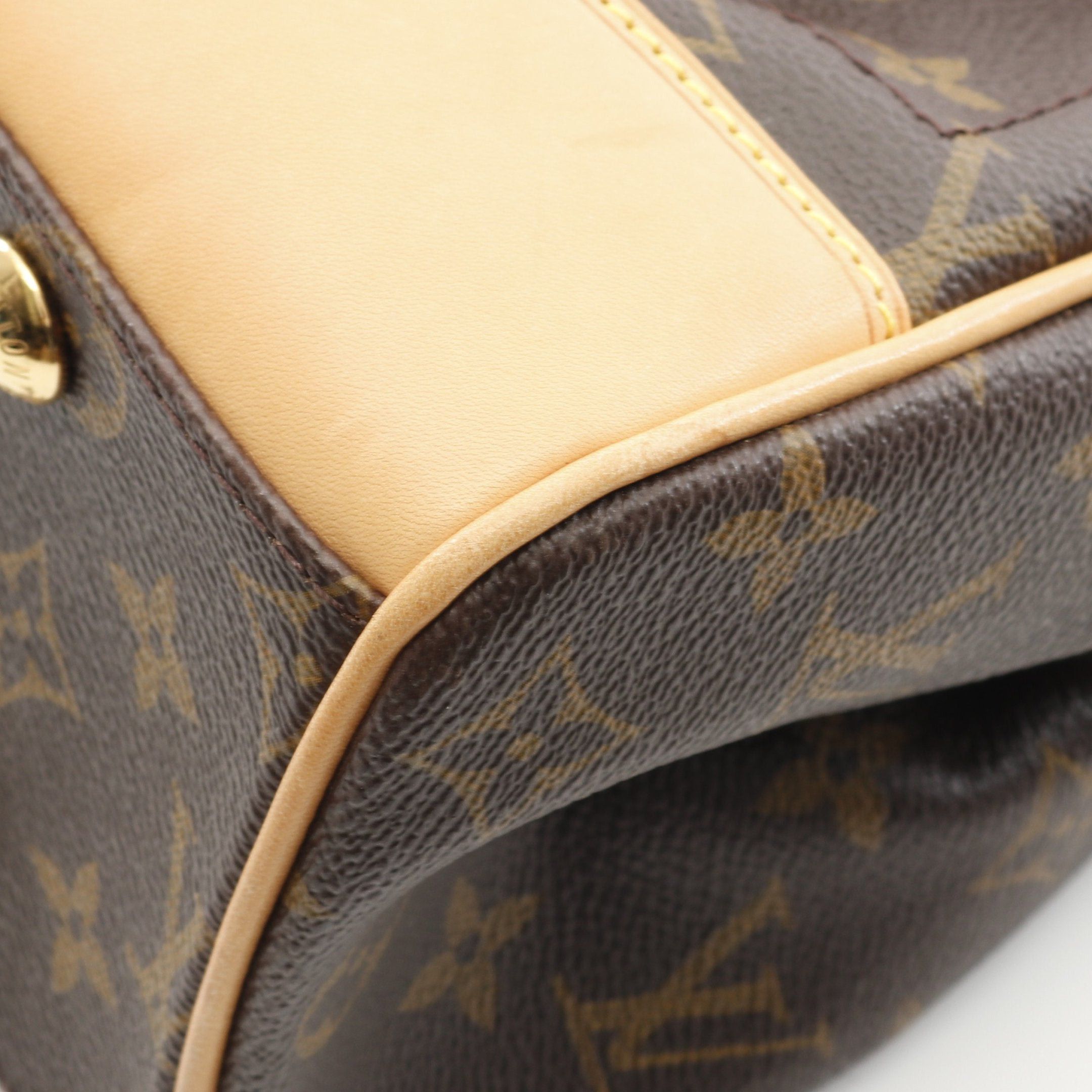 Louis Vuitton Louis Vuitton Beverly Mm Monogram Shoulder Bag Leather Brown Size ONE SIZE - 6 Thumbnail