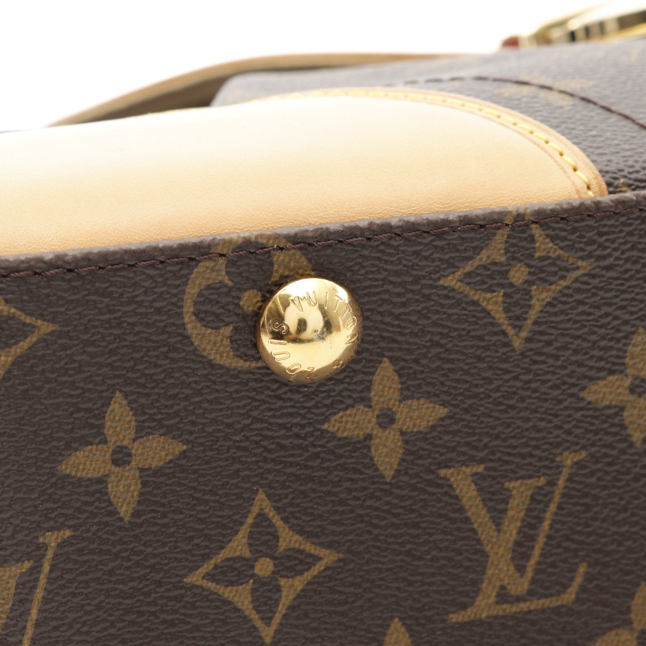 Louis Vuitton Louis Vuitton Beverly Mm Monogram Shoulder Bag Leather Brown Size ONE SIZE - 9 Thumbnail