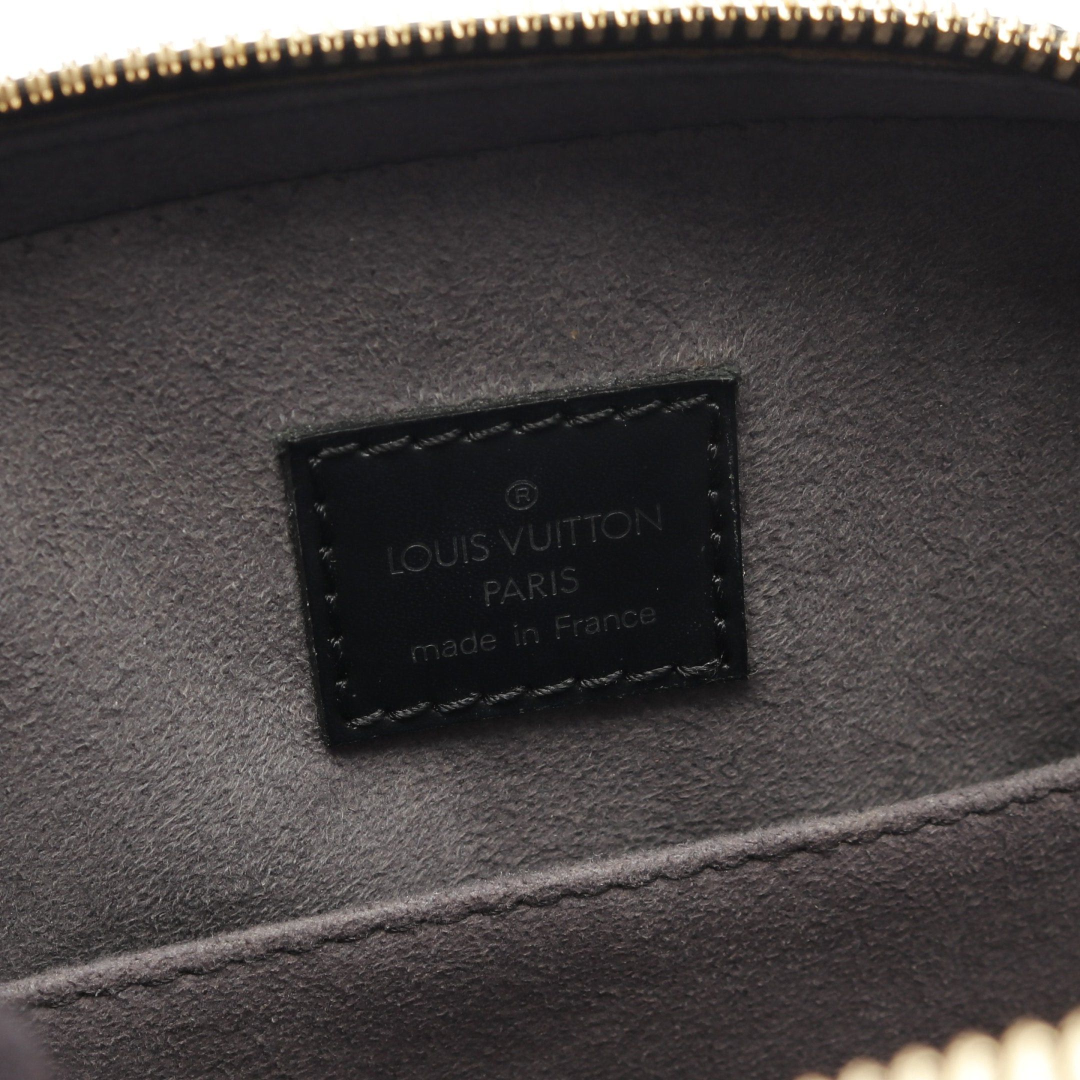 Louis Vuitton Louis Vuitton Jasmine Epi Noir Handbag Leather Black Size ONE SIZE - 4 Thumbnail