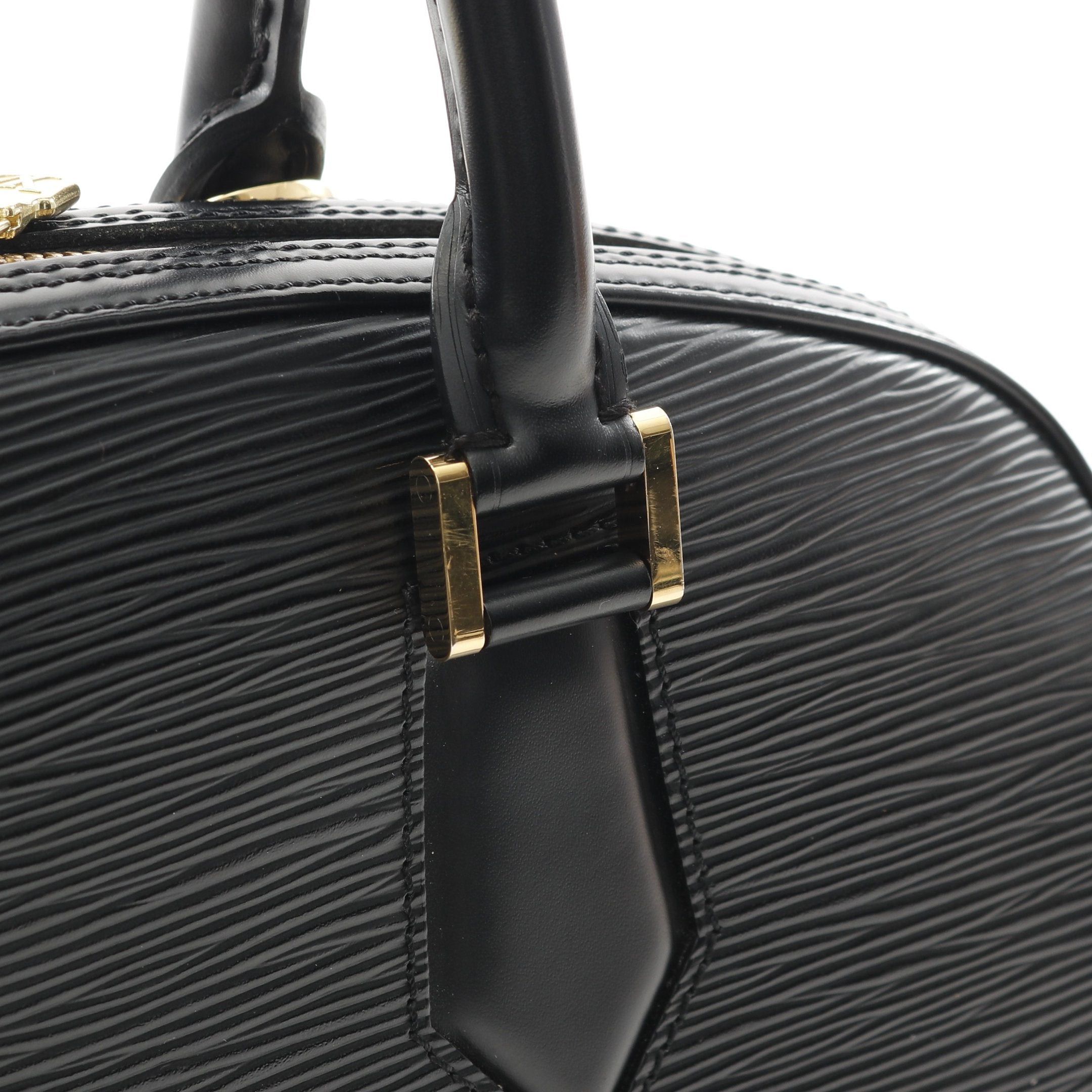 Louis Vuitton Louis Vuitton Jasmine Epi Noir Handbag Leather Black Size ONE SIZE - 7 Thumbnail