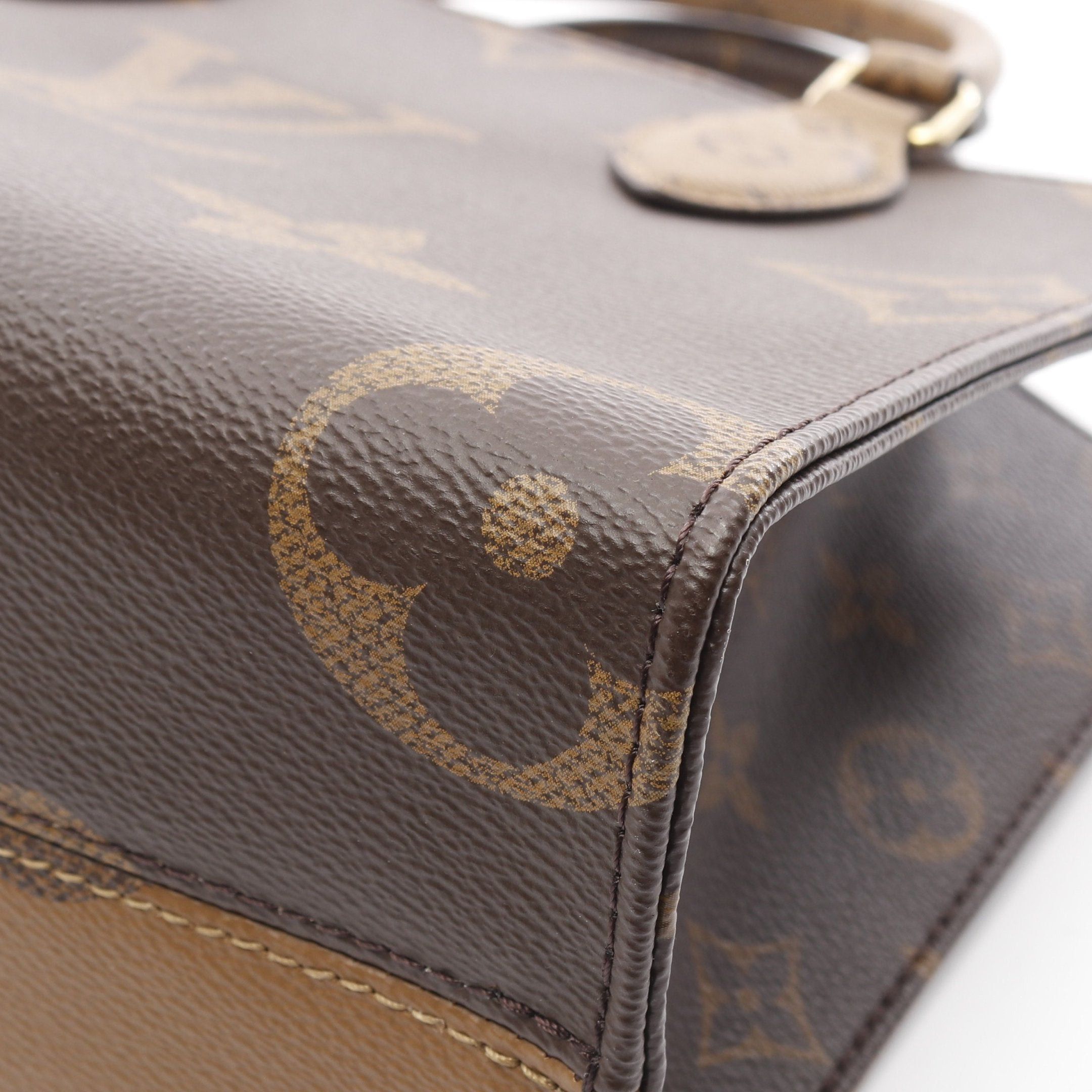 Louis Vuitton Louis Vuitton On-The-Go Pm Monogram Reverse Handbag Brown Beige Size ONE SIZE - 6 Thumbnail